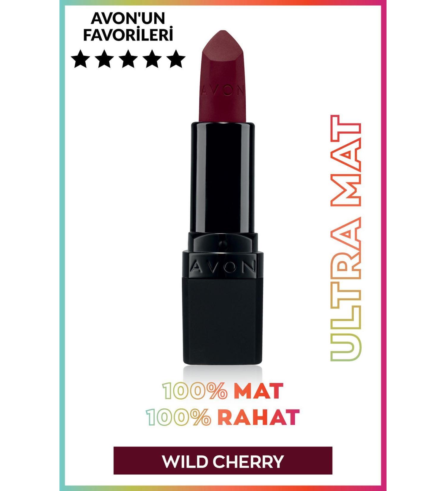 Avon Special Design Ultra Matte Lipstick Wild Cherry