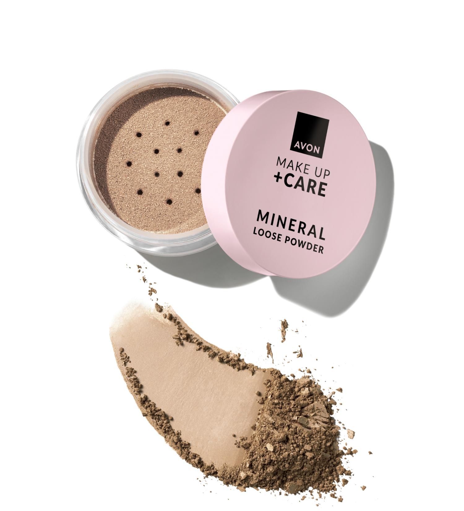 Avon Make Up + Care Mineral Loose Powder Foundation Light Medium - Buy Online on GoSupps.com