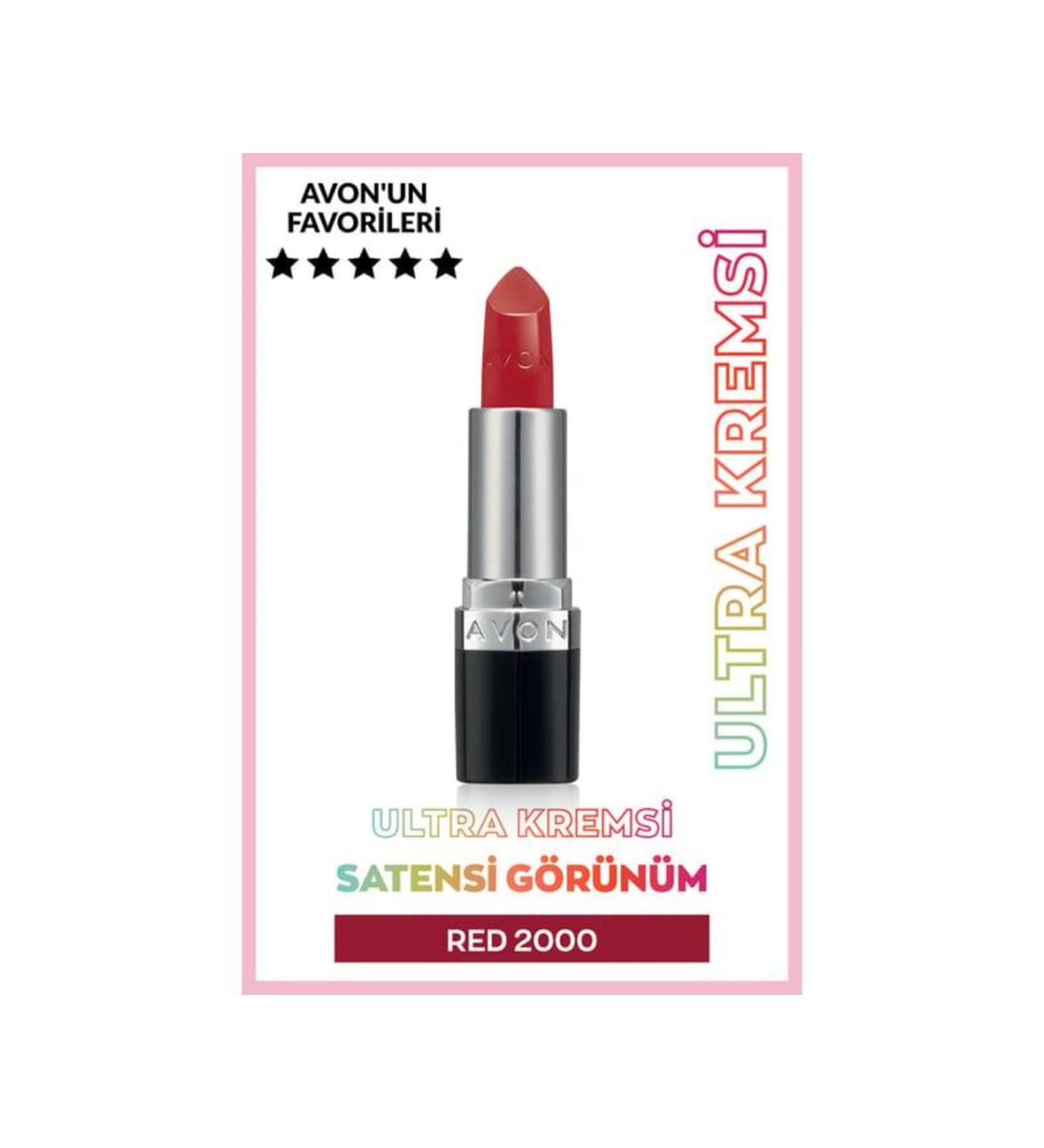 Avon Ultra Creamy Lipstick Red 2000 - Buy Online on GoSupps.com