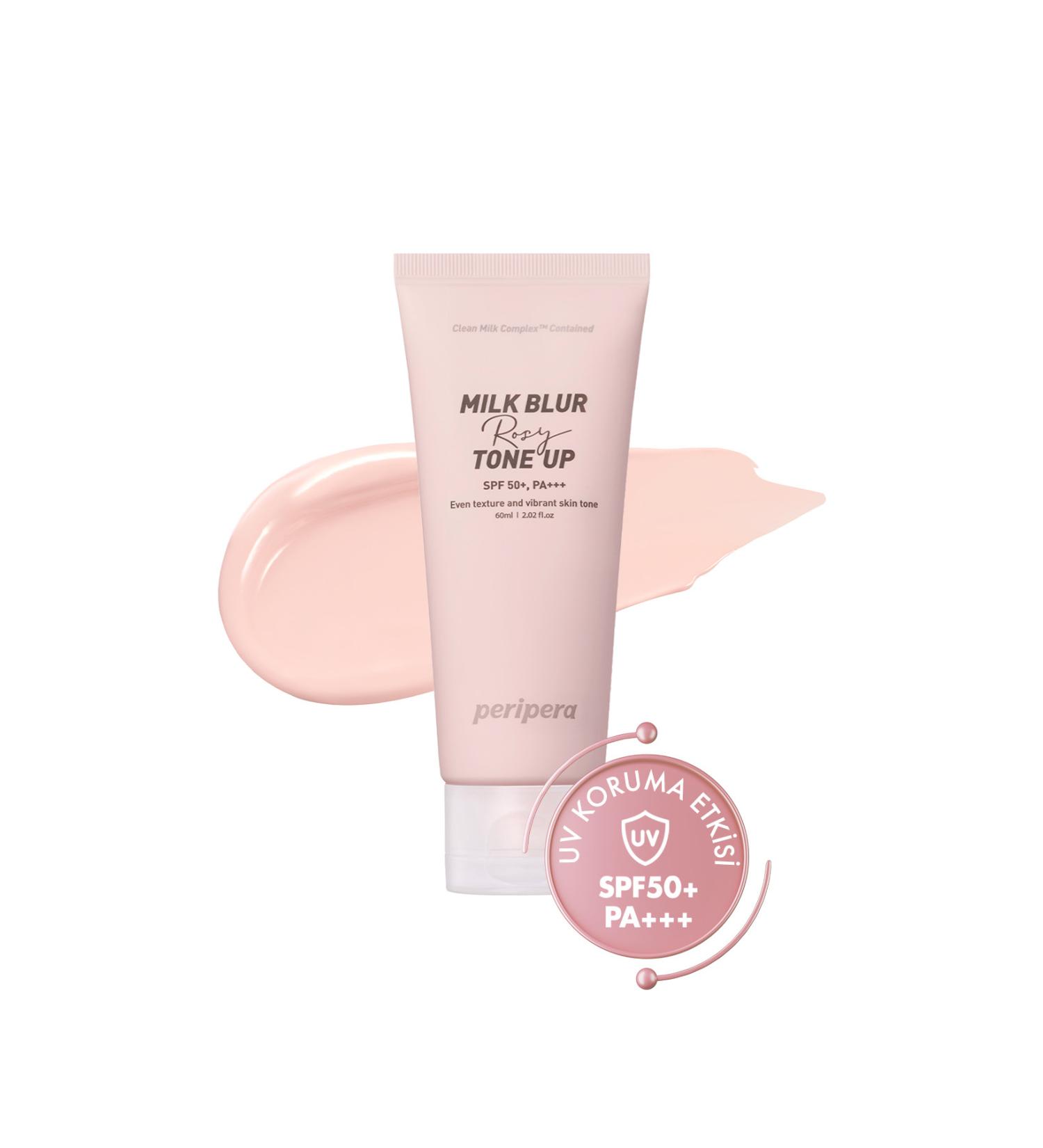 PERIPERA Pink Based Skin Tone Equalizing Cream PERIPERA Milk Blur Tone Up Cream SPF50+ PA+++ (03 Rosy) - Buy Online on GoSupps.com