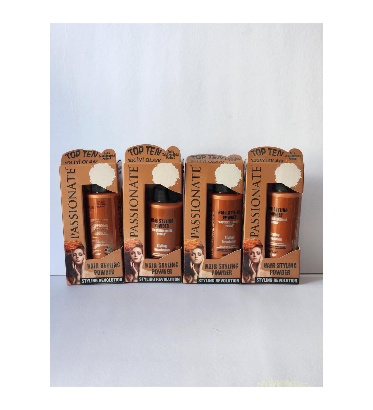 Passionate Hair Styling Powder Strong Matte 20 Gr 4 Pieces