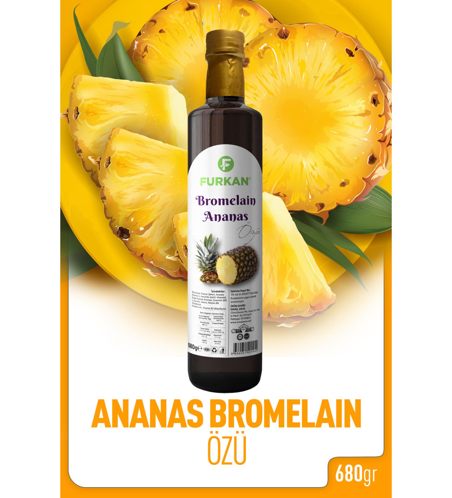 Furkan Natural Products Bromelian Pineapple Extract 680 gr - Buy Online on GoSupps.com
