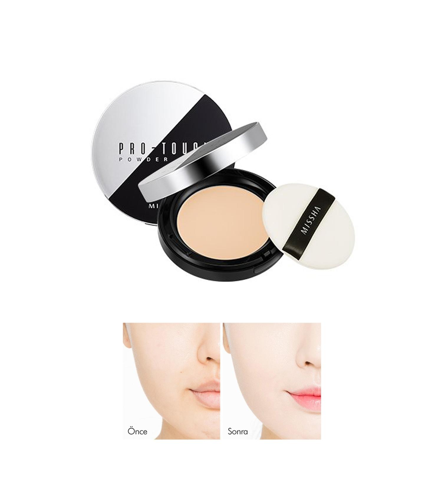 Missha Pro-Touch Powder Pact SPF25/PA++ (No.23) Compact Powder That Makes Your Skin Look Bright and Smooth - Buy Online on GoSupps.com