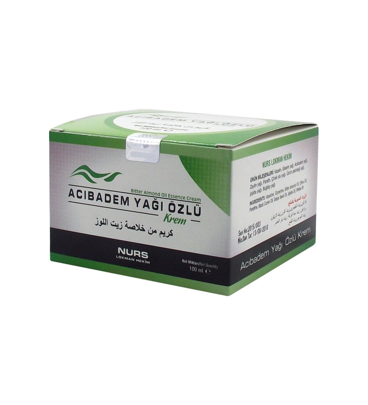 Lokman Bitter Almond Oil Extract Cream 100 ml