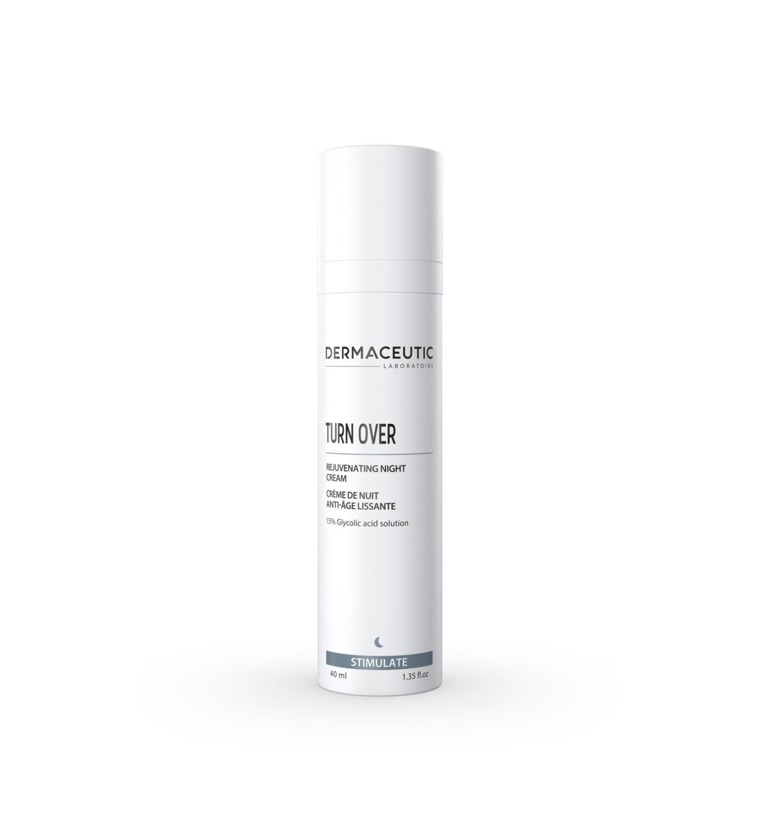 Dermaceutic Turn Over - 40 ml Anti-Aging Smoothing Night Cream - Buy Online on GoSupps.com