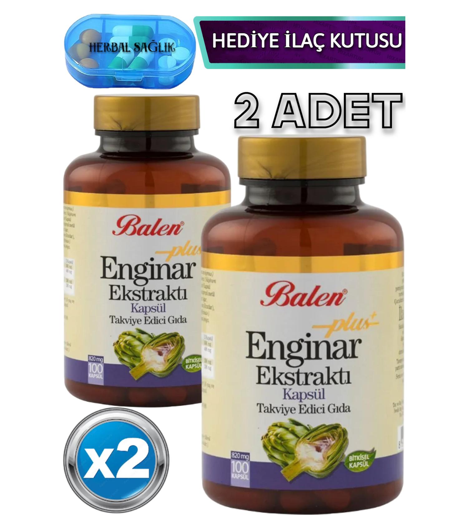 Balen 2 Artichoke Plus Extract Capsules 100 Capsules