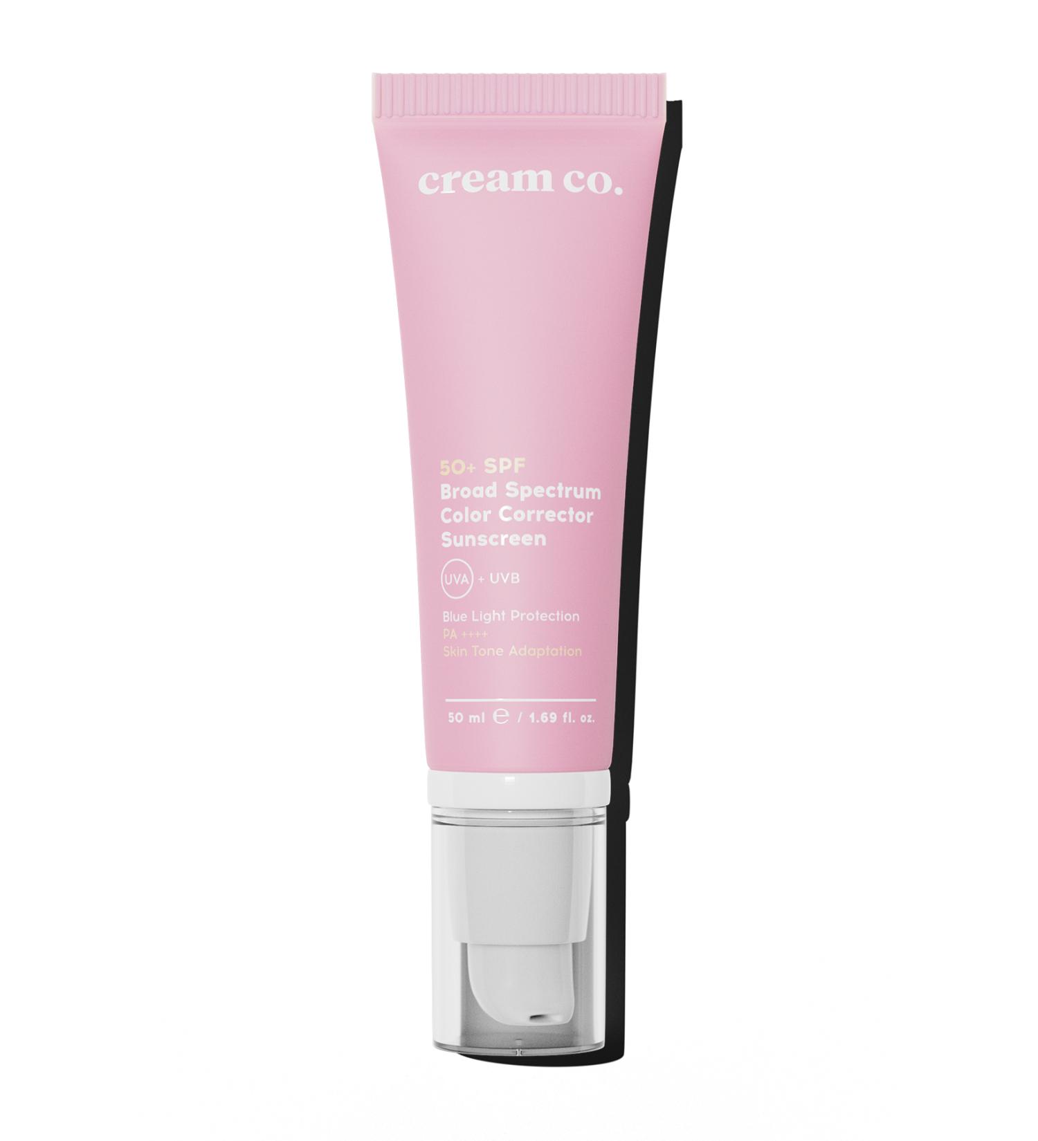 Cream Co. Spf 50 Cc Tinted Sunscreen | Brightening Anti-Blemish Skin Tone Equalizer | All Skin Types - Buy Online on GoSupps.com