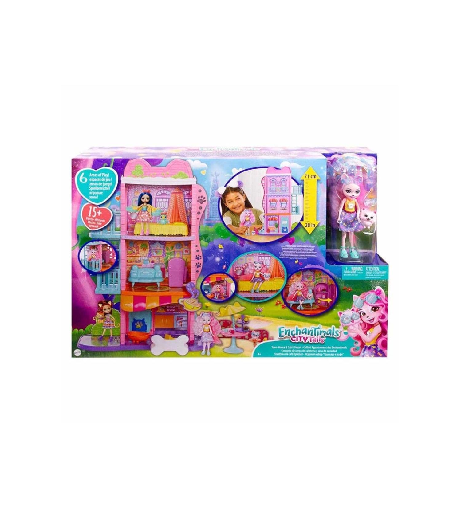 Enchantimals Townhouse and Cafe Game Play Set Mtl-hhc18 - Buy Online on GoSupps.com