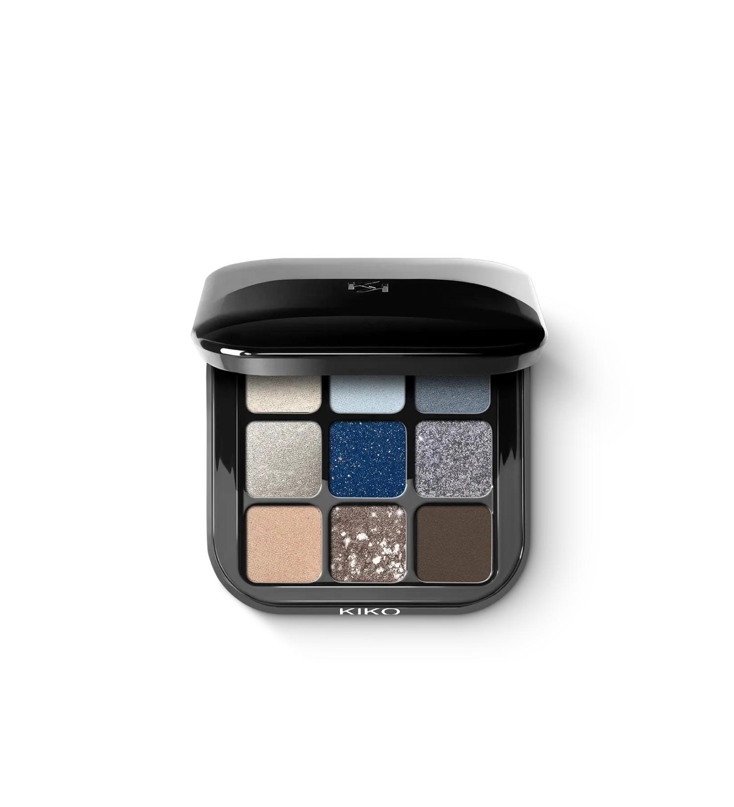 KIKO New Glamour Multi Finish Eyeshadow - Matte & Shimmer & Metallic Finish Intensely Pigmented Eyeshadow Palette 2.5GR - Buy Online on GoSupps.com