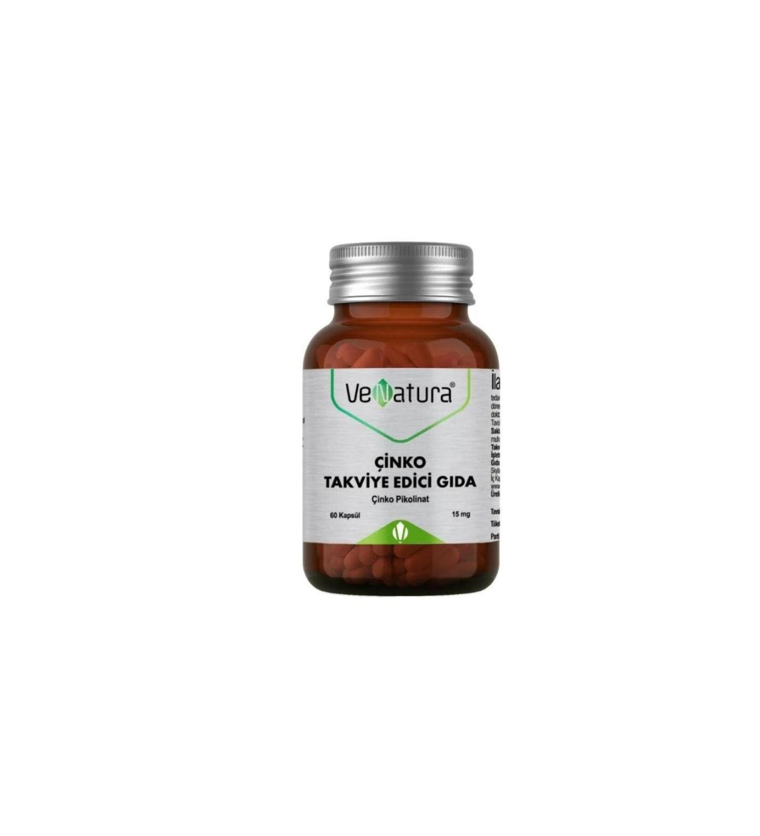 Venatura Zinc Picolinate 15 Mg 60 Capsules