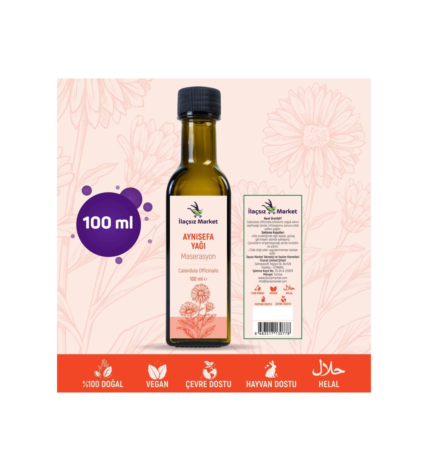 Drug-free Market Calendula Oil / 100 Ml