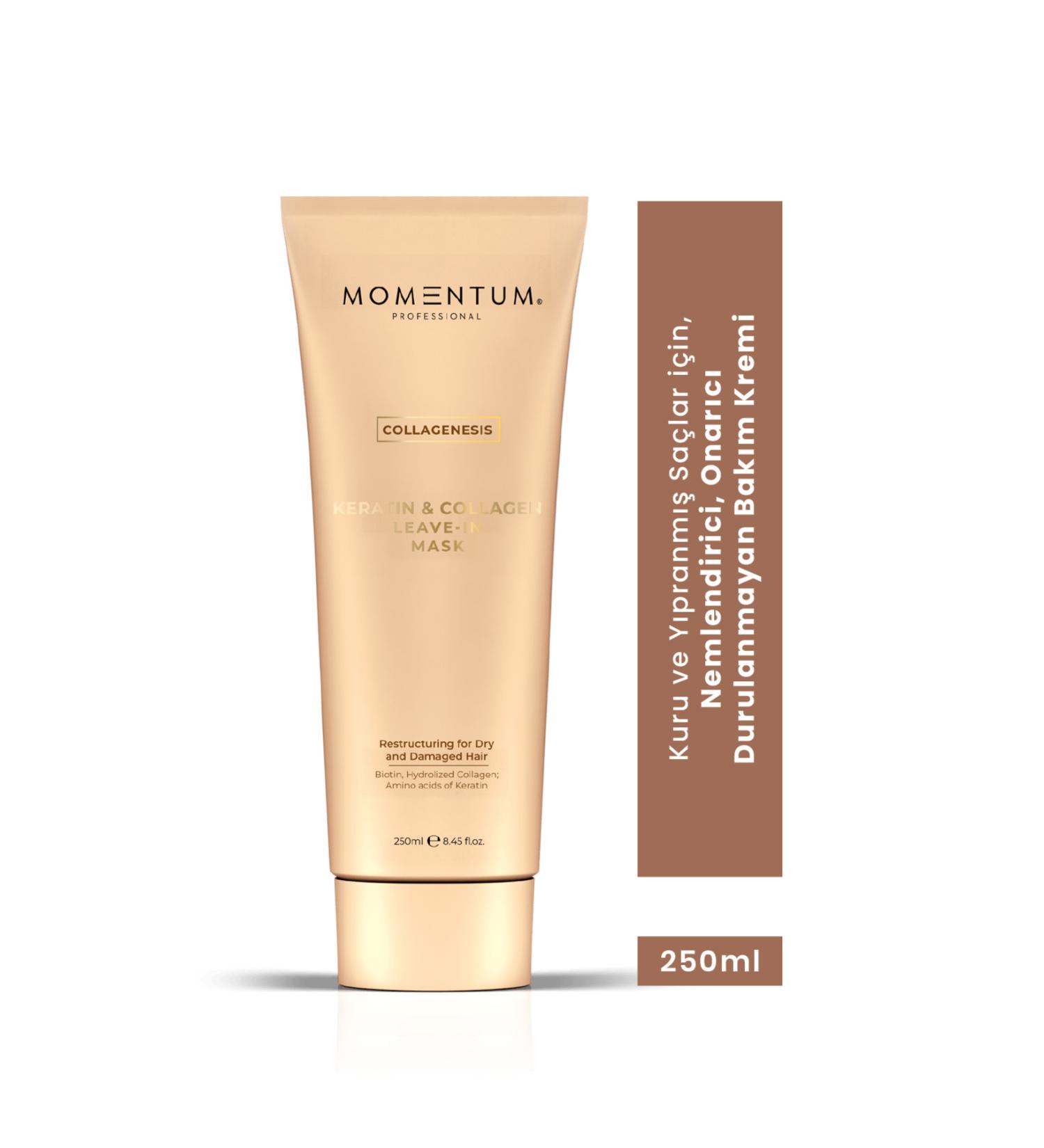 Momentum HAIR CARE MASK NON-RISEN KERATIN&COLLAGEN 250 ML - Buy Online on GoSupps.com