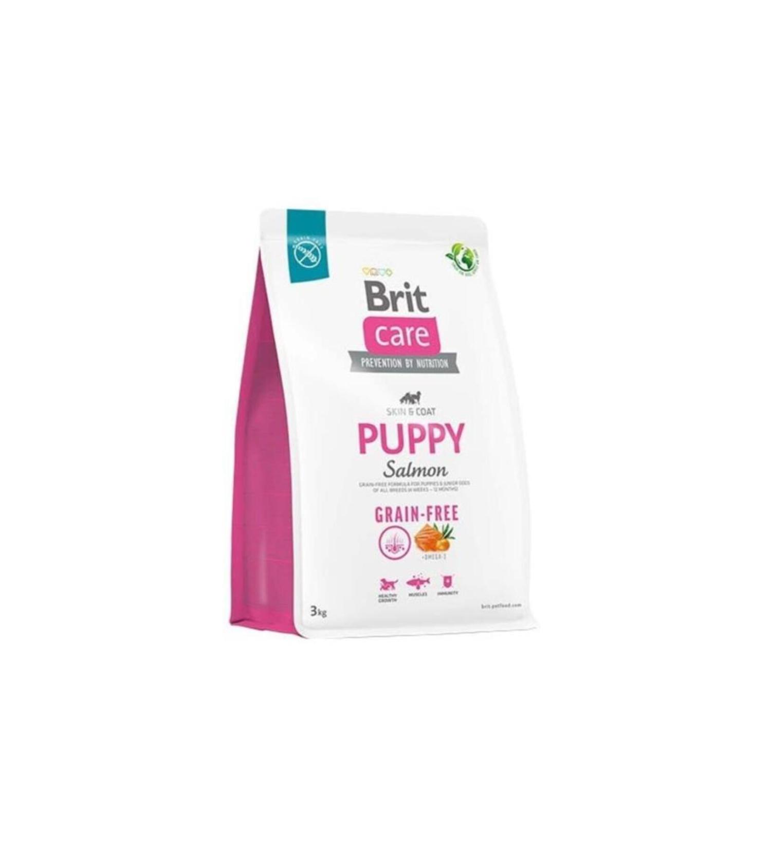 Brit Care Puppy Grain-Free Salmon and Potato Puppy Food 3 Kg - B72194