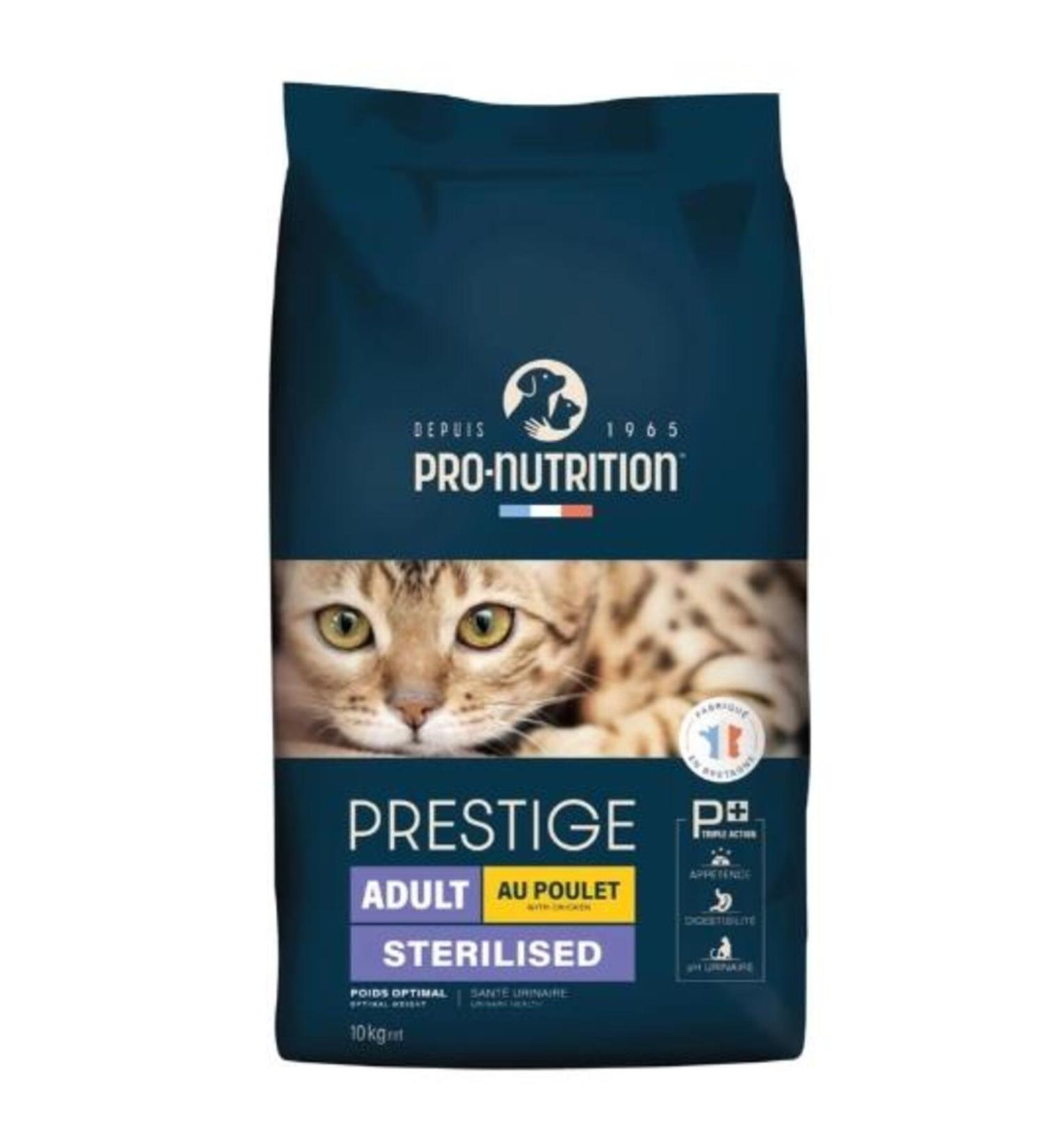 Pro Nutrition Prestige Chicken Sterilized Adult Cat Food 10+2 Kg