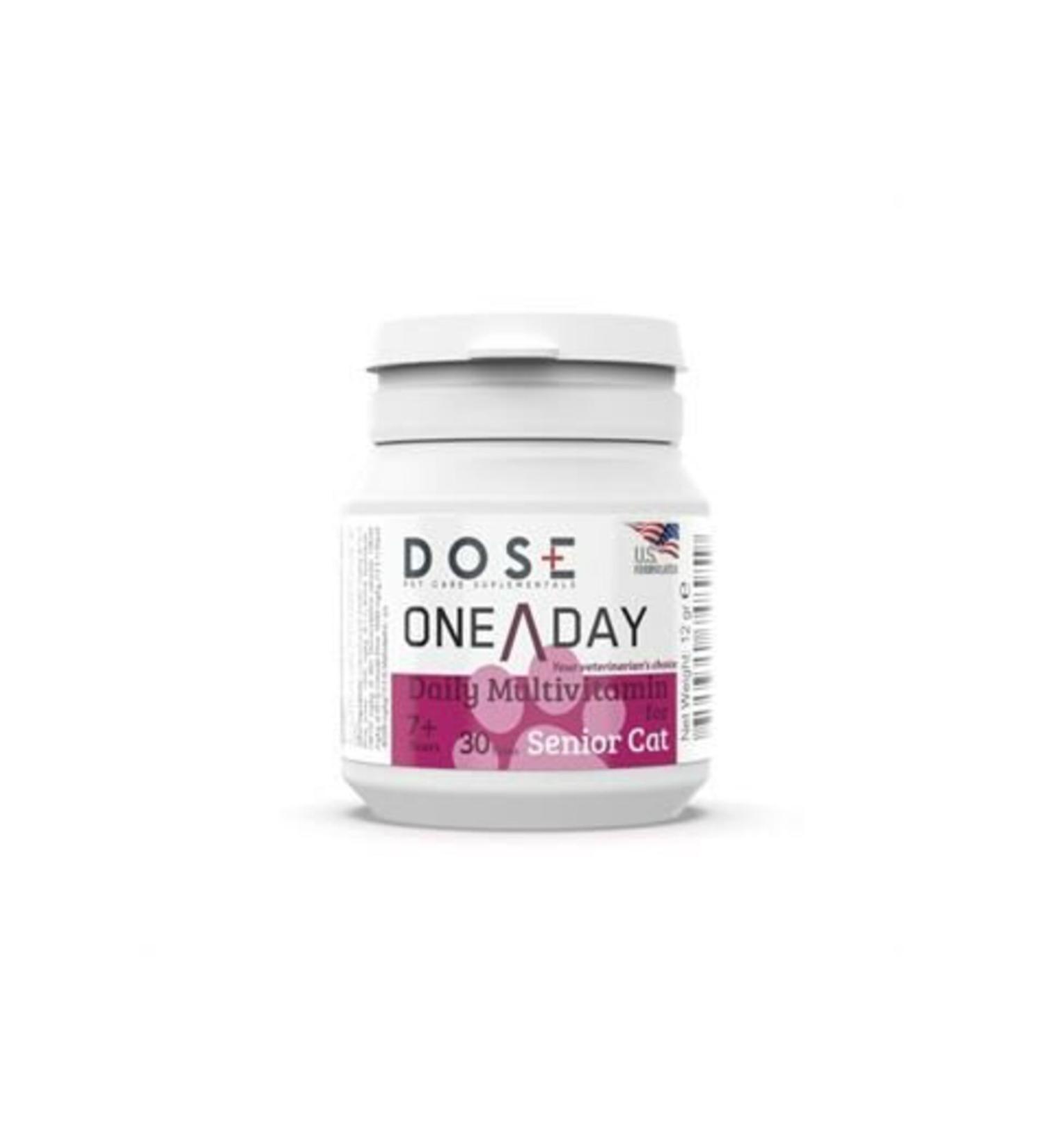 DOSE One A Day Senior Cat Multivitamin 30 Tablets