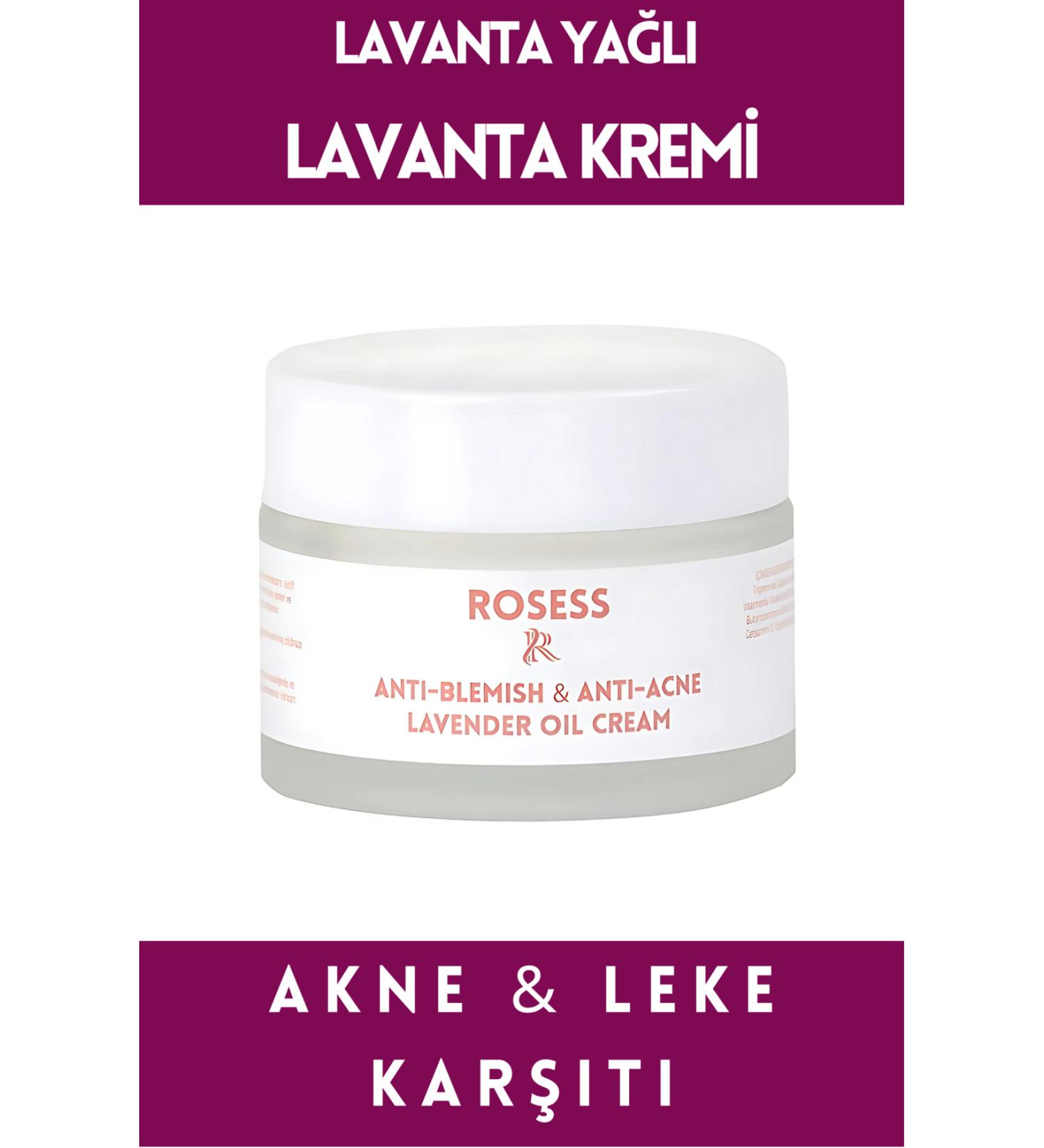 Rosess Lavender Cream Moisturizing and Nourishing & Anti-Stain 50ml Lavender Oil - Buy Online on GoSupps.com