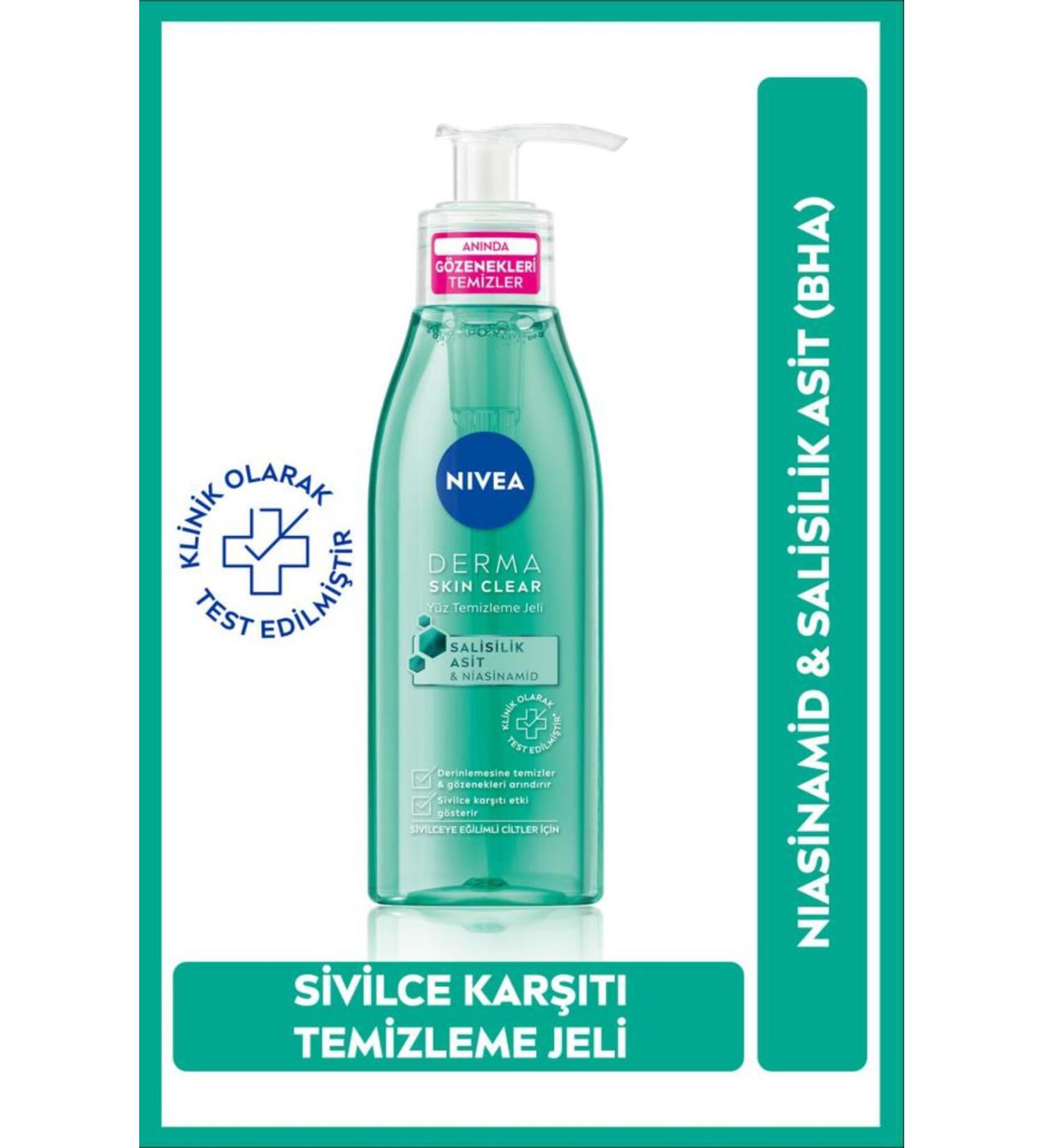 NIVEA A Pore Purifying Face Cleanser Gel for Acne-Prone Skin Types eleg.1269