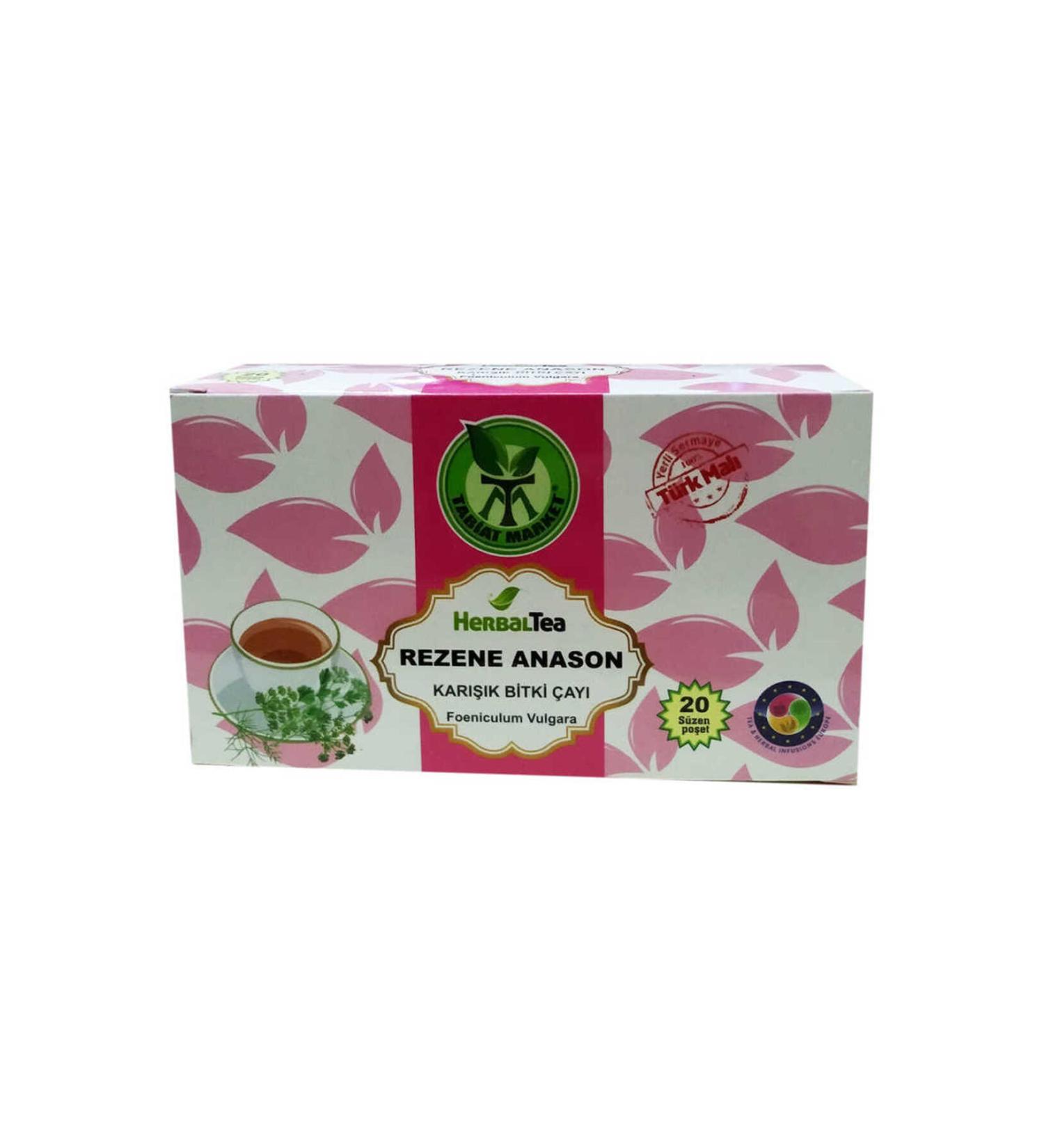 colezium Fennel Anise Mixed Herbal Tea 20 Filtering Bags