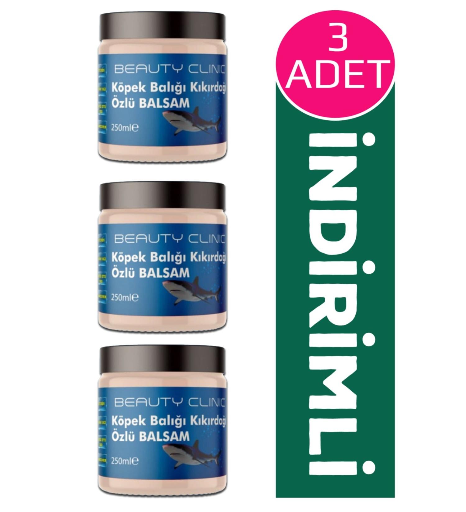 beauty cl nic Shark Cartilage Cream Balsam 250 ml - 3 PCS