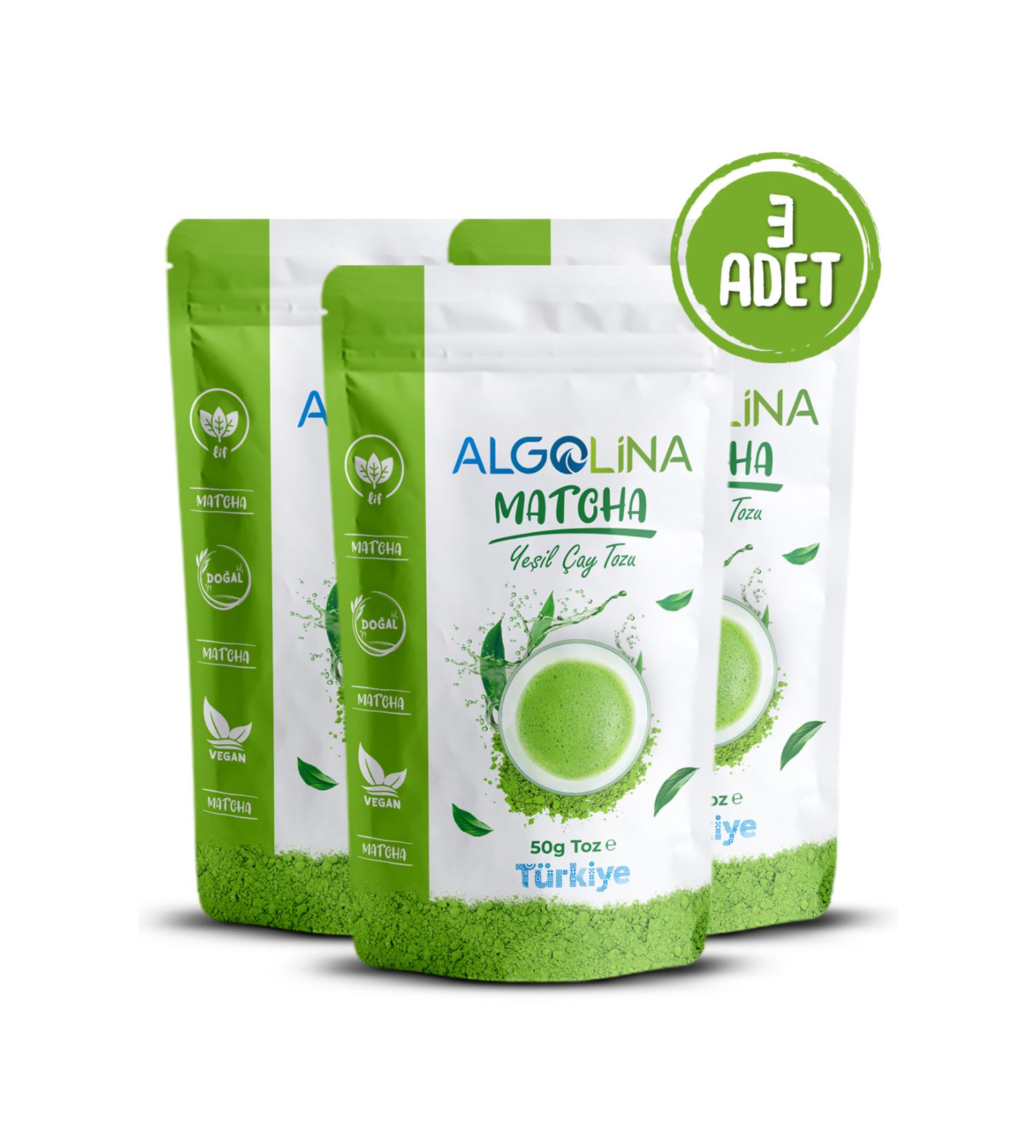 Algolina Matcha Tea Powder 50gr (0 GREEN TEA) (3 PIECES)