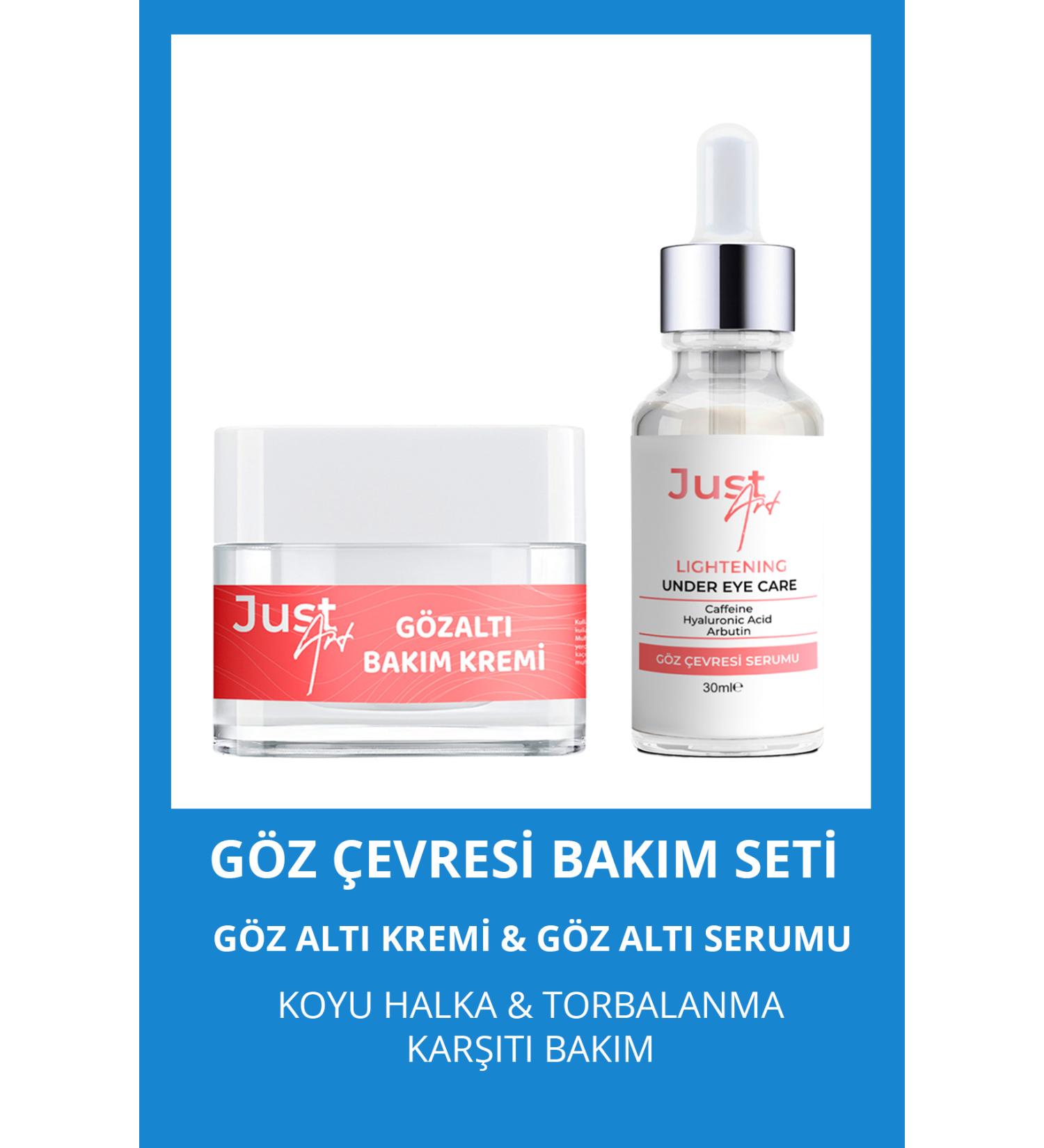 Just Art Under Eye Care Cream and Eye Contour Brightening and Anti-Wrinkle Care Serum - Buy Online on GoSupps.com