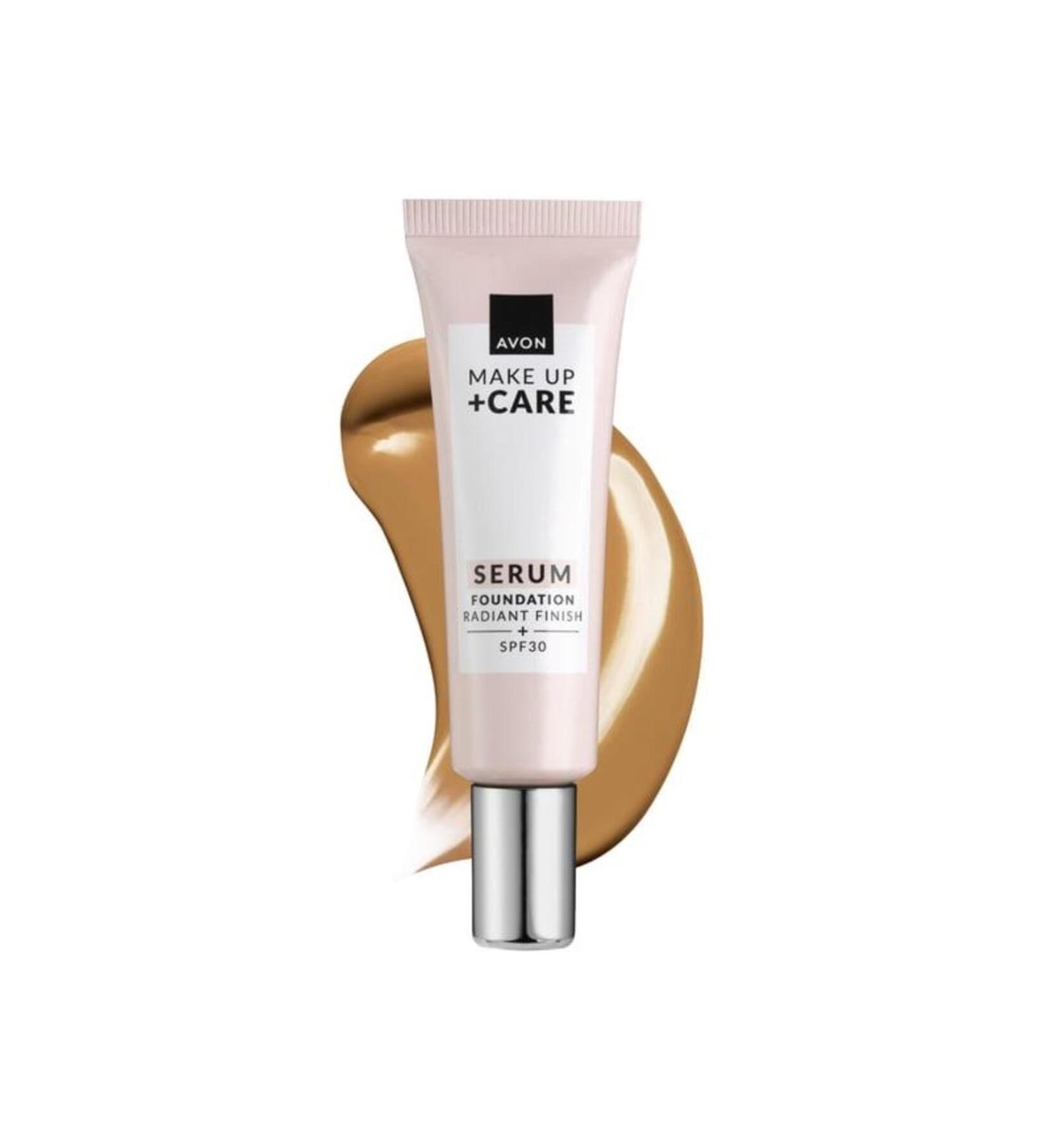 Avon Make Up Care 3 in 1 Serum Foundation 30ml. 435n Warm Deep Tan