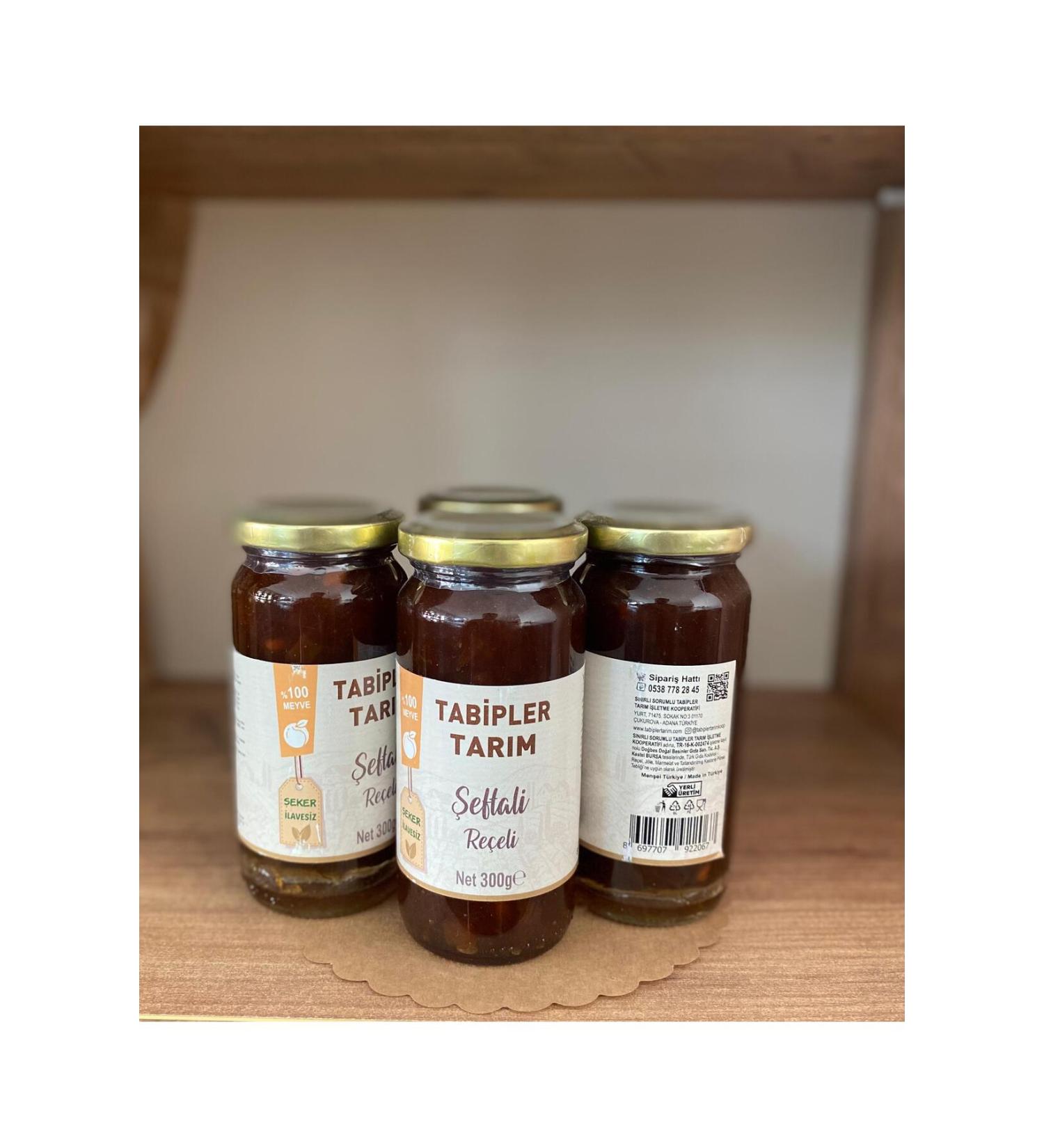 Doctors Agriculture Sugar-Free Peach Jam 300Gr