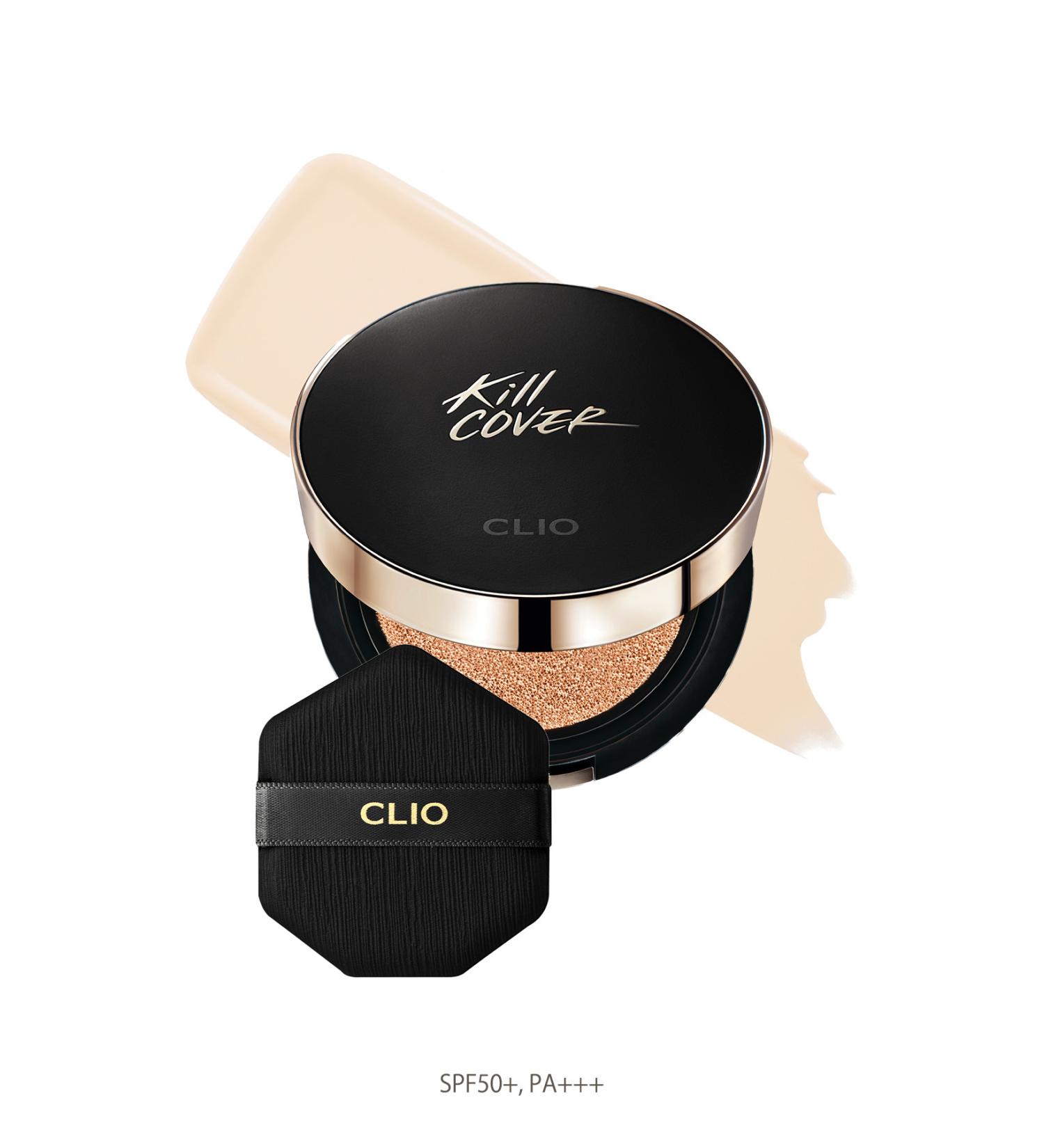CLIO Matte Finish Covering Cushion Clio Kill Cover Fixer Cushion+Refill SPF50+/PA+++ (03/Linen) - Buy Online on GoSupps.com