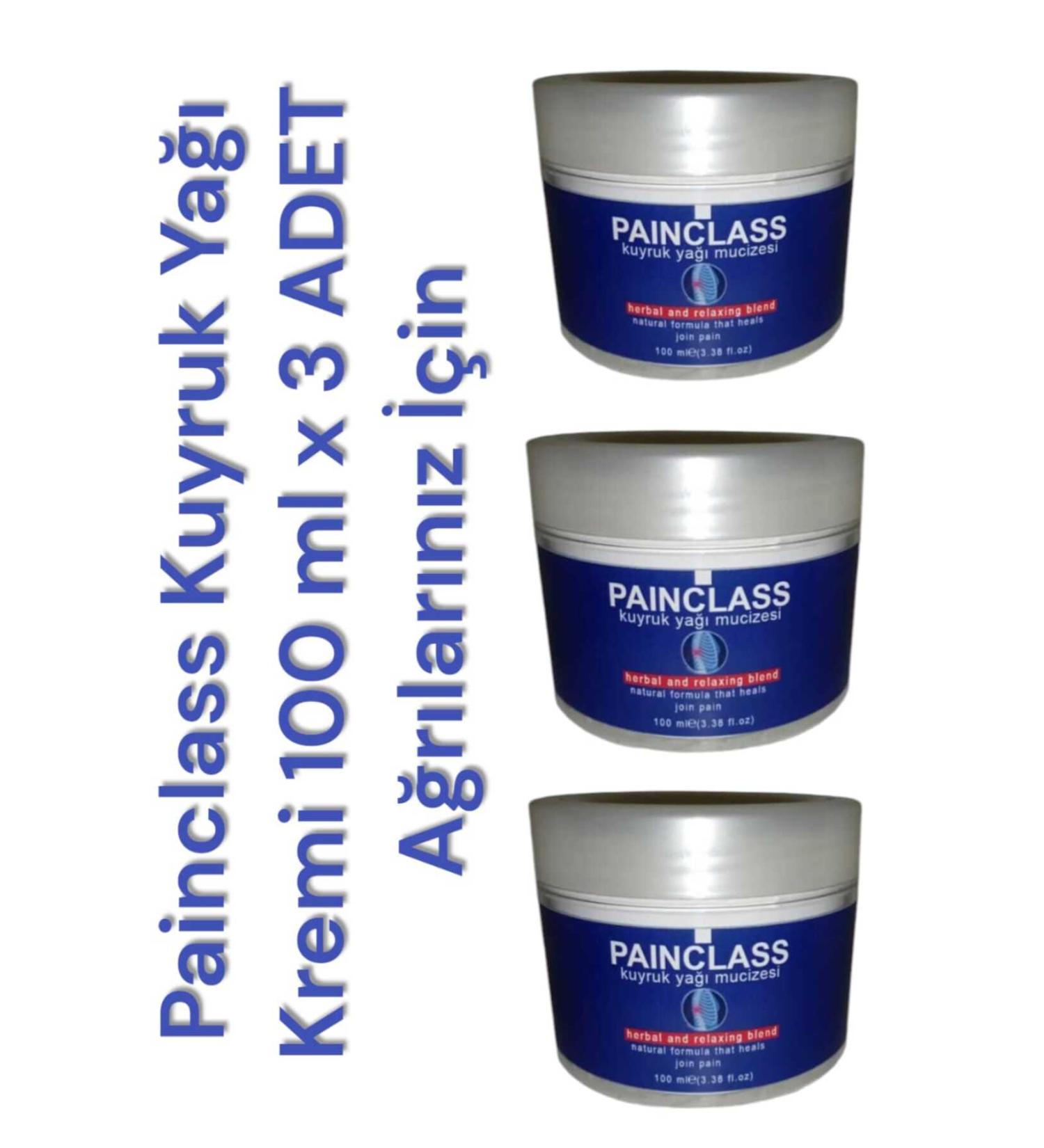 beauty cl nic Painclass Tail Fat Cream 100 ml - 3 Pieces