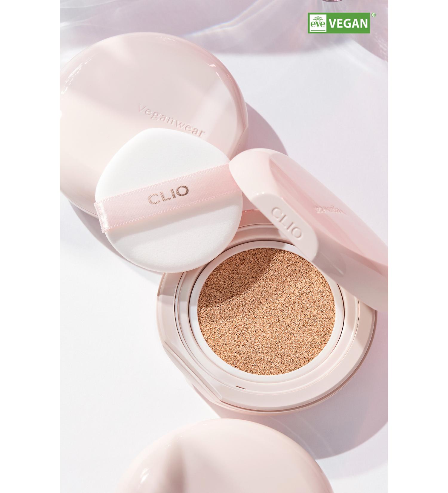 CLIO Blur Effect Vegan Cushion CLIO Veganwear Pure Blurring Cushion+Refill SPF50+ PA+++(2 Lingerie) - Buy Online on GoSupps.com
