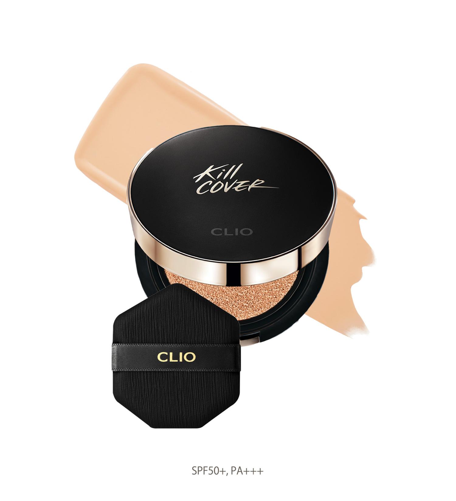 CLIO Cushion Clio Kill Cover Fixer Cushion+Refill SPF50+/PA+++ (04/Ginger) - Buy Online on GoSupps.com
