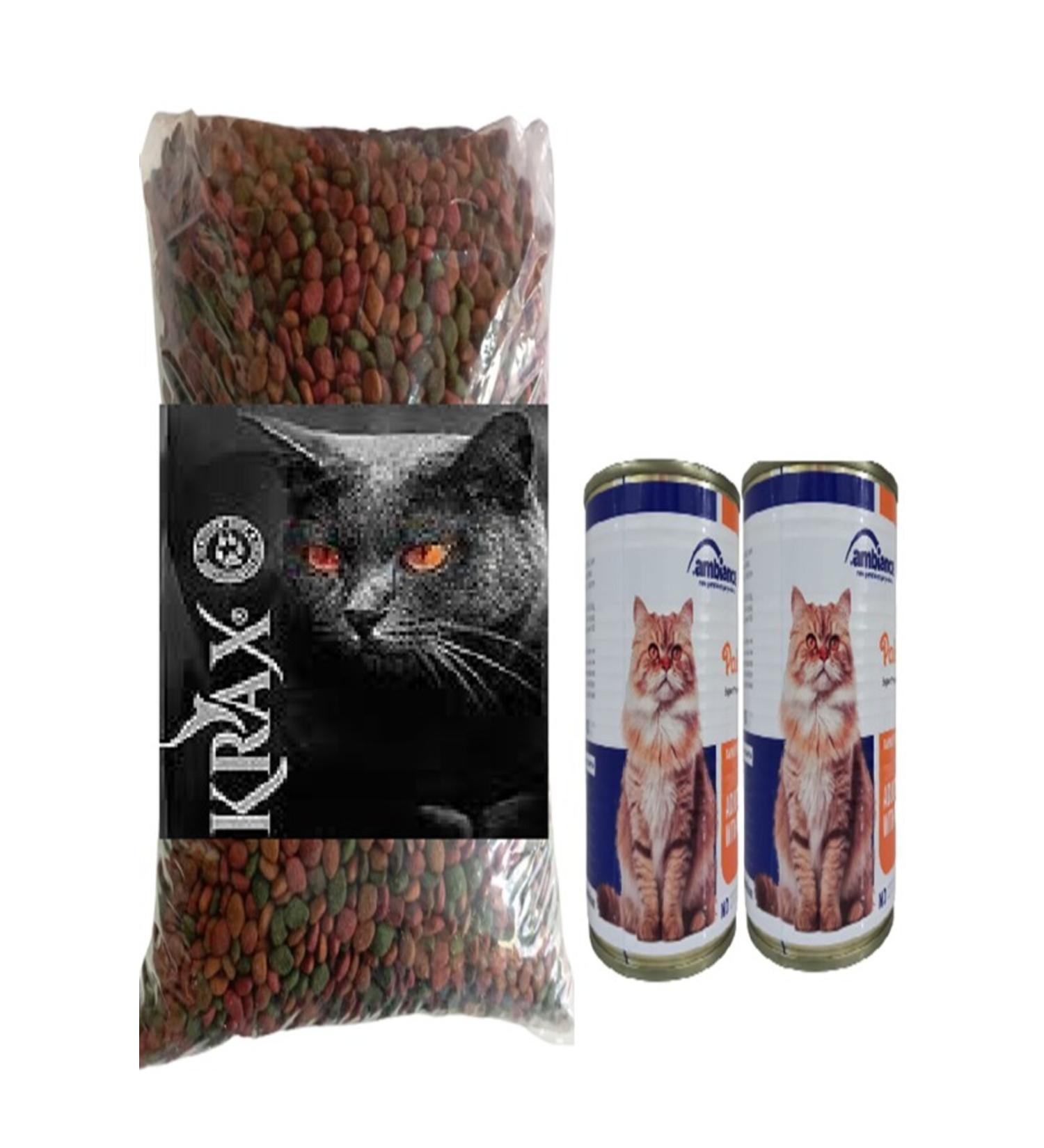 Kraxx Gourmet Adult Open Dry Food 3 Kg Cat Adult Chicken Wet Food 415 Grx 2 Pieces