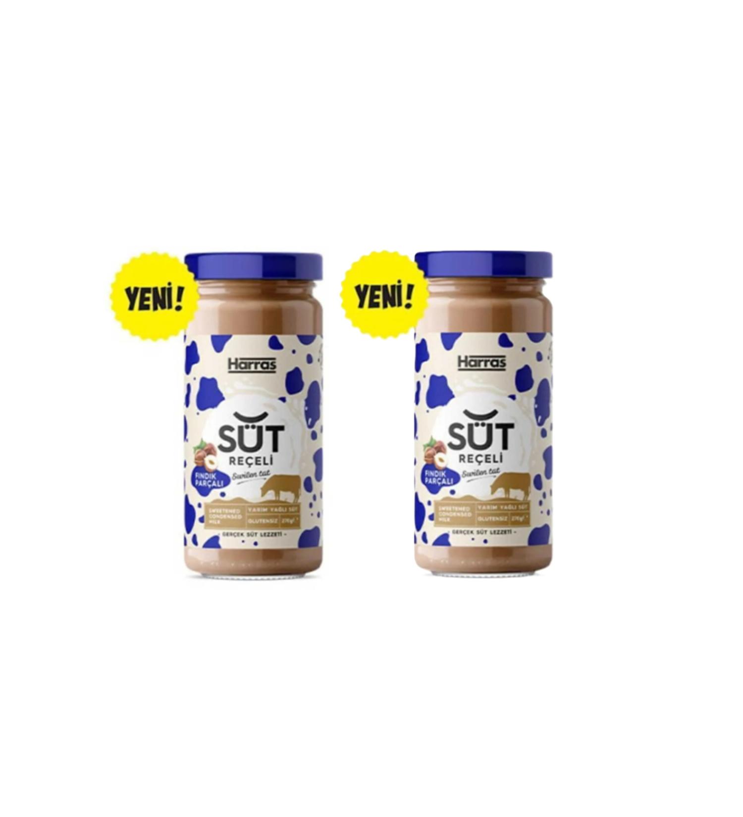Harras Hazelnut Milk Jam 270gr x 2 Pieces