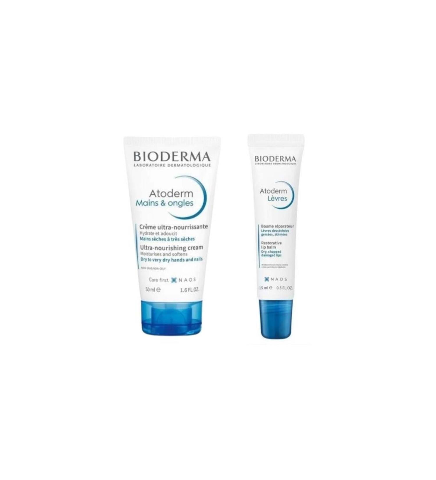 Bioderma ATODERM LIP BALM 15ML + MAING ONGLES 50ML