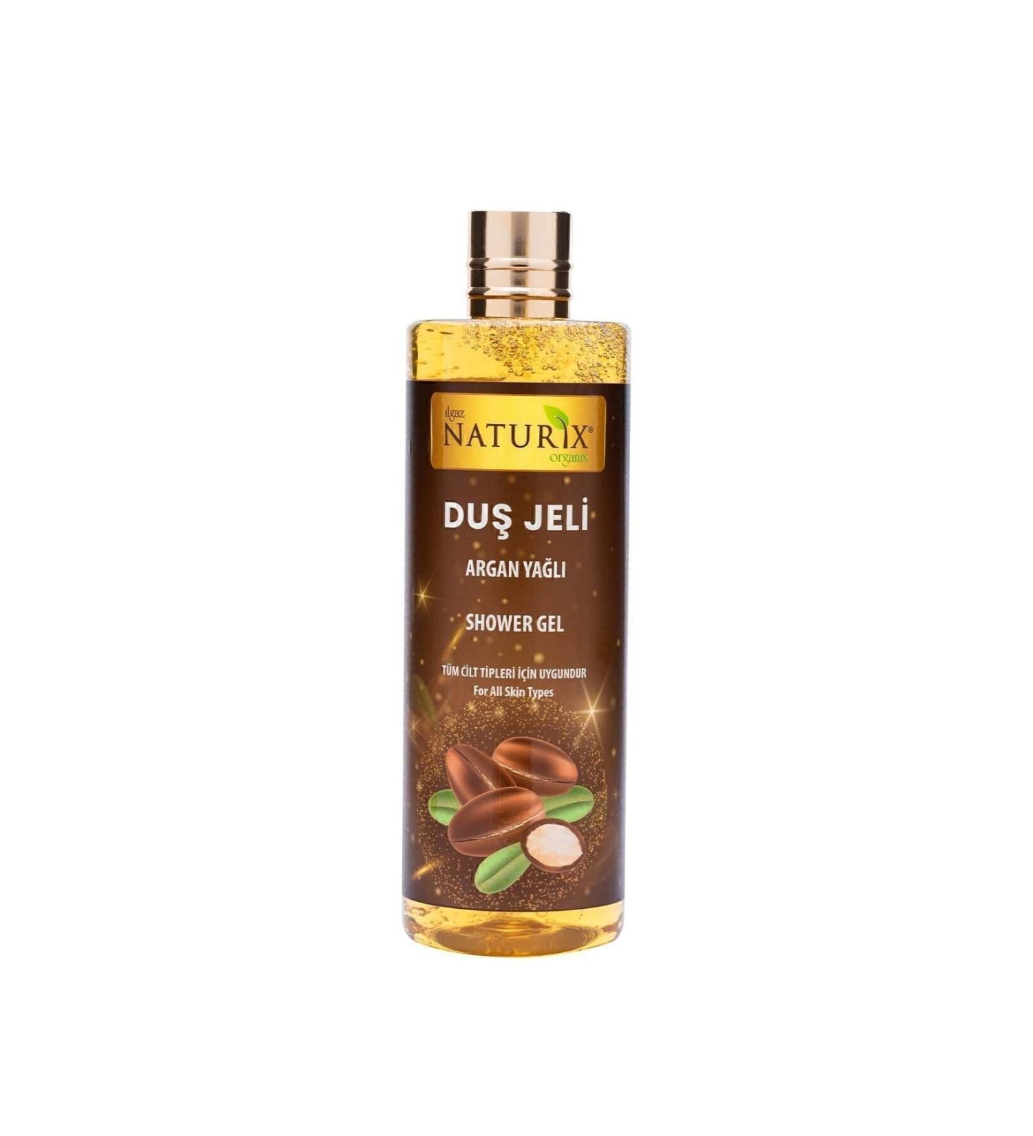Naturix Argan Oil Shower Gel Velvety Touch Moisturizing Shower Gel 400 Ml - Buy Online on GoSupps.com