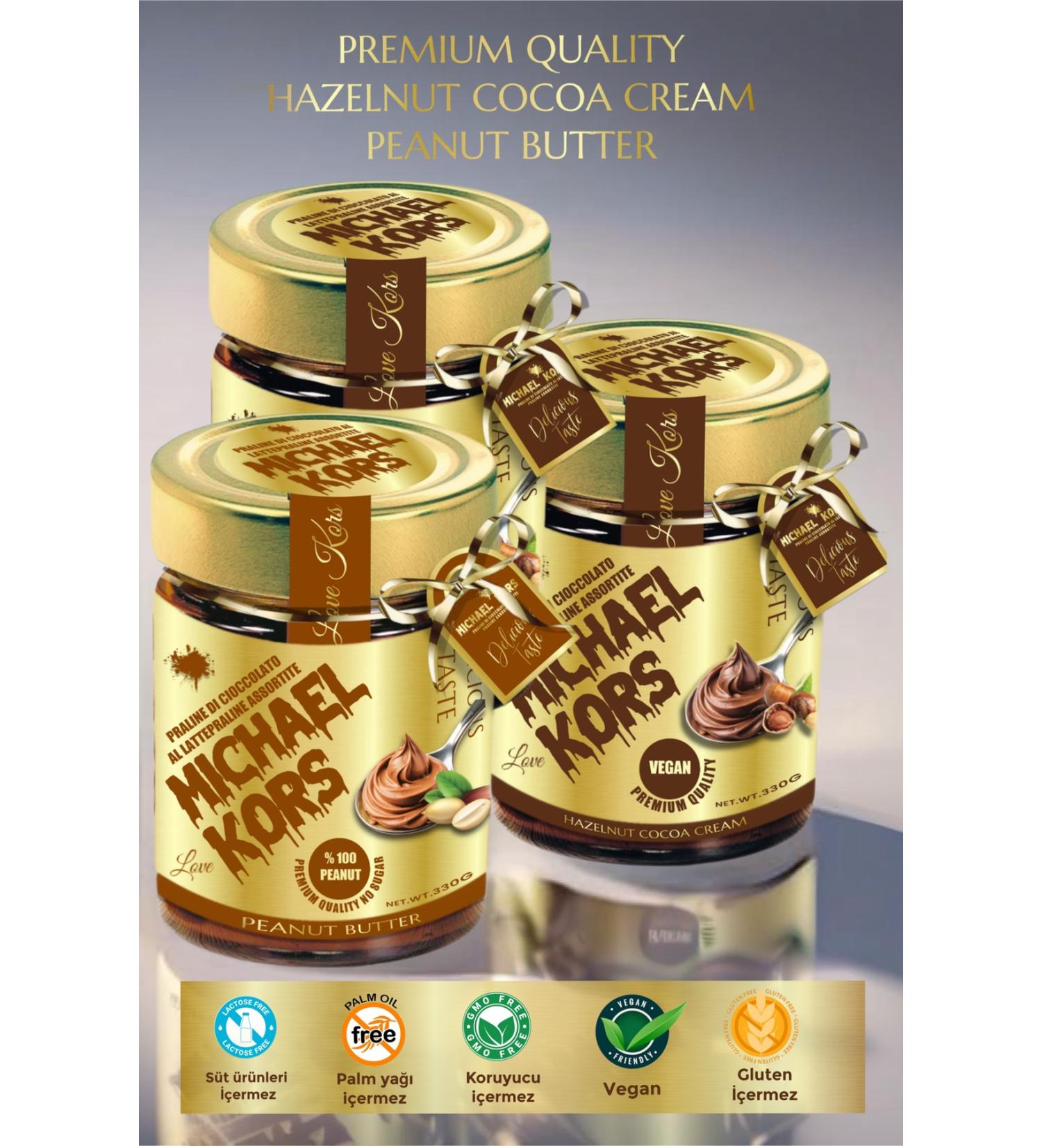 Michael Kors Love Praline D Cioccolato Al Latte Praline 1 Peanut Butter 2 Hazelnut Cream 330gx3 - Buy Online on GoSupps.com