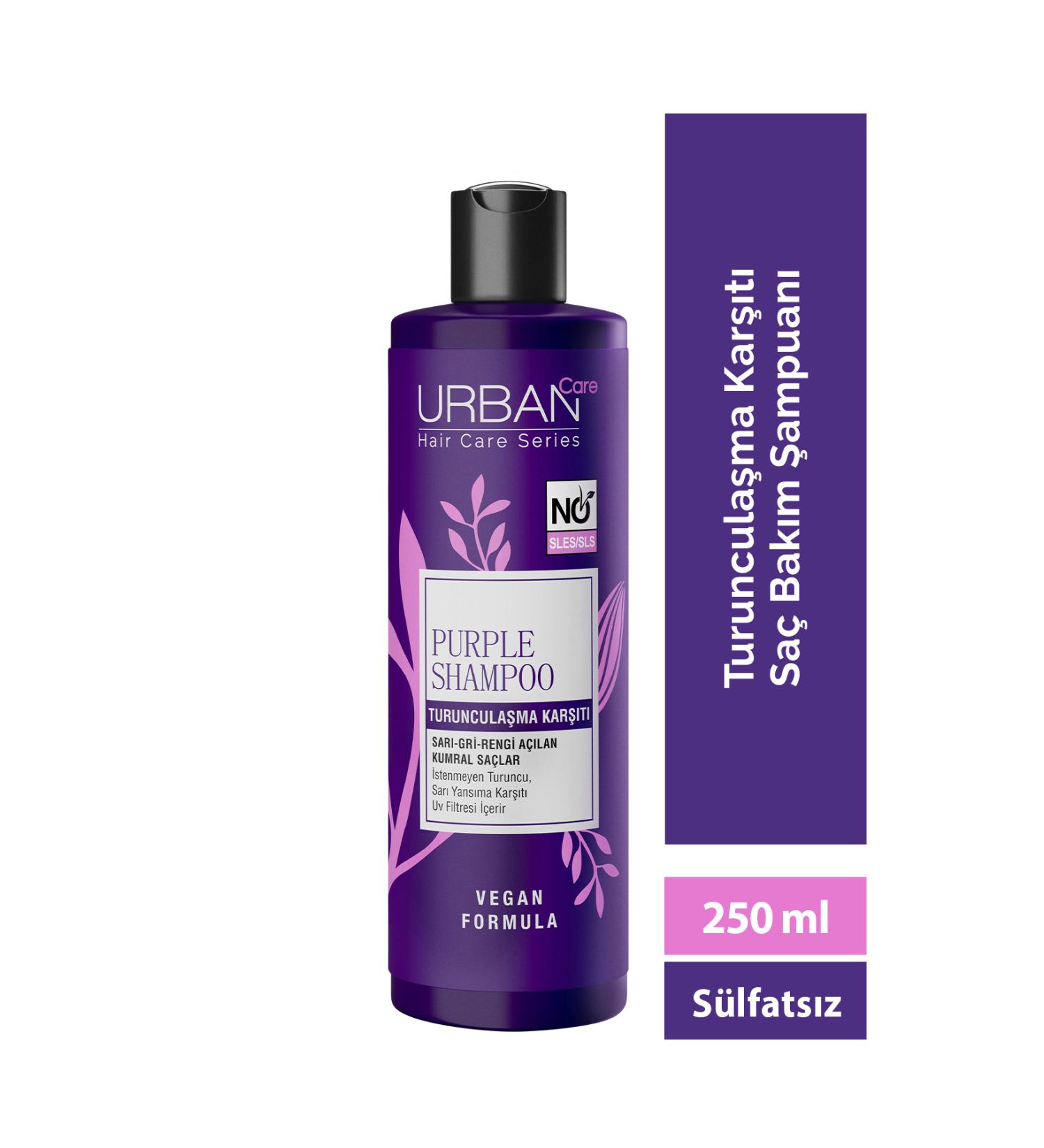 Urban Care Anti-Orange Purple Hair Care Shampoo 250 ml - Sulfate Free - Buy Online on GoSupps.com
