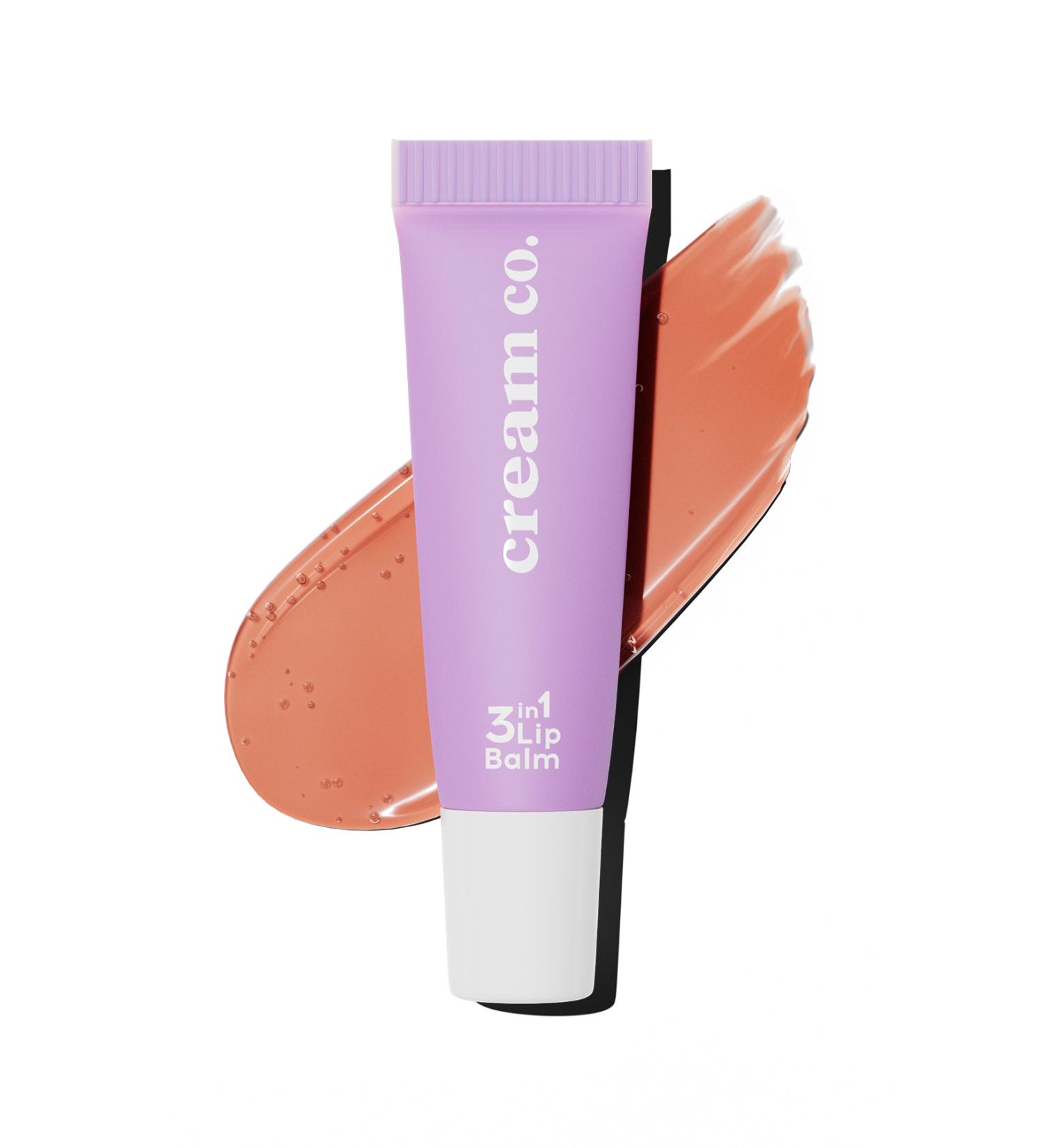 Cream Co. 3in1 Lip Balm 403 | Moisturizing Shine Lip Care | Beige Cookie | Hyaluronic Acid Ceramide - Buy Online on GoSupps.com