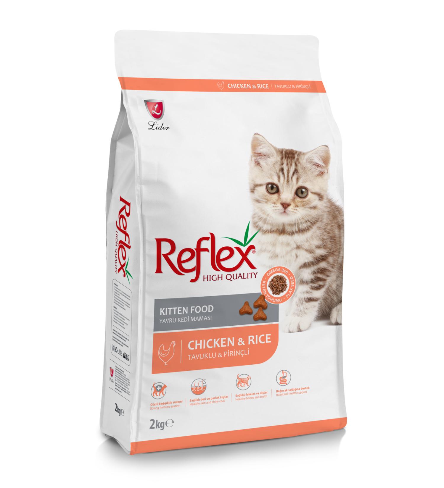 Reflex Kitten Chicken and Rice Kitten Food 2 Kg - Buy Online on GoSupps.com