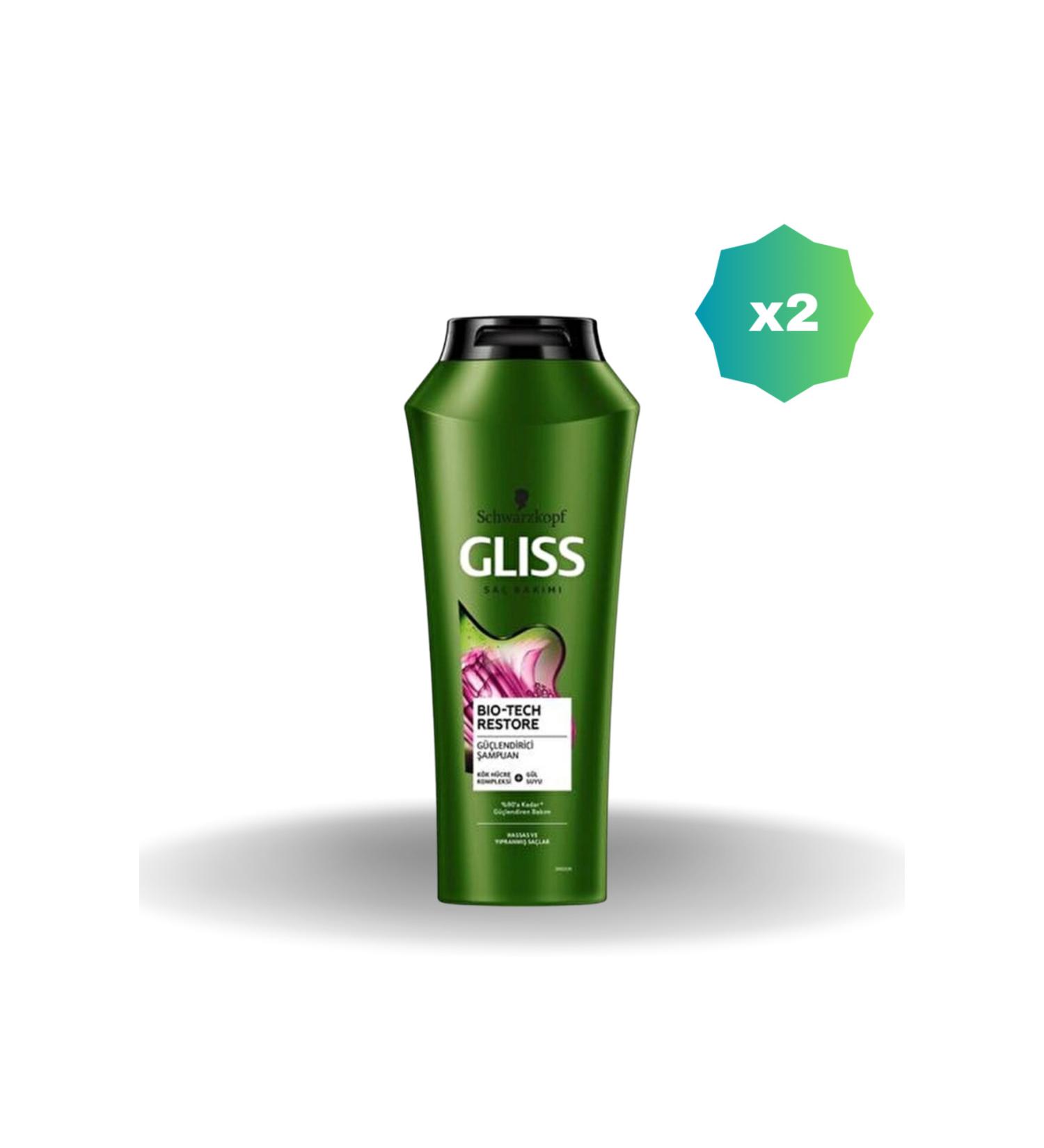 Gliss GLISS BIO-TECH RESTORE SHAMPOO 500 ML X 2 PIECES