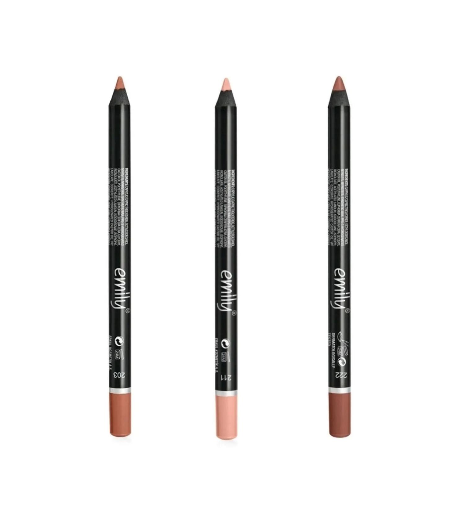 Golden Rose Lip Pencil 3 's No: 203-211-222