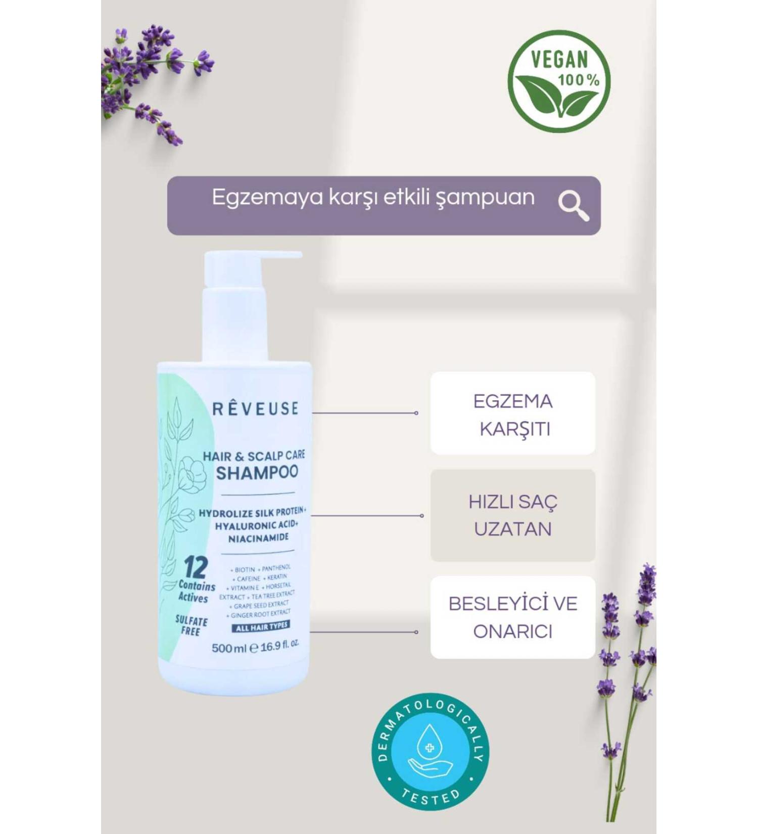 Reveuse Collagen Keratin Anti-Hair Loss Fast Hair Growth Volumizing Nourishing Shampoo 500ml - Buy Online on GoSupps.com