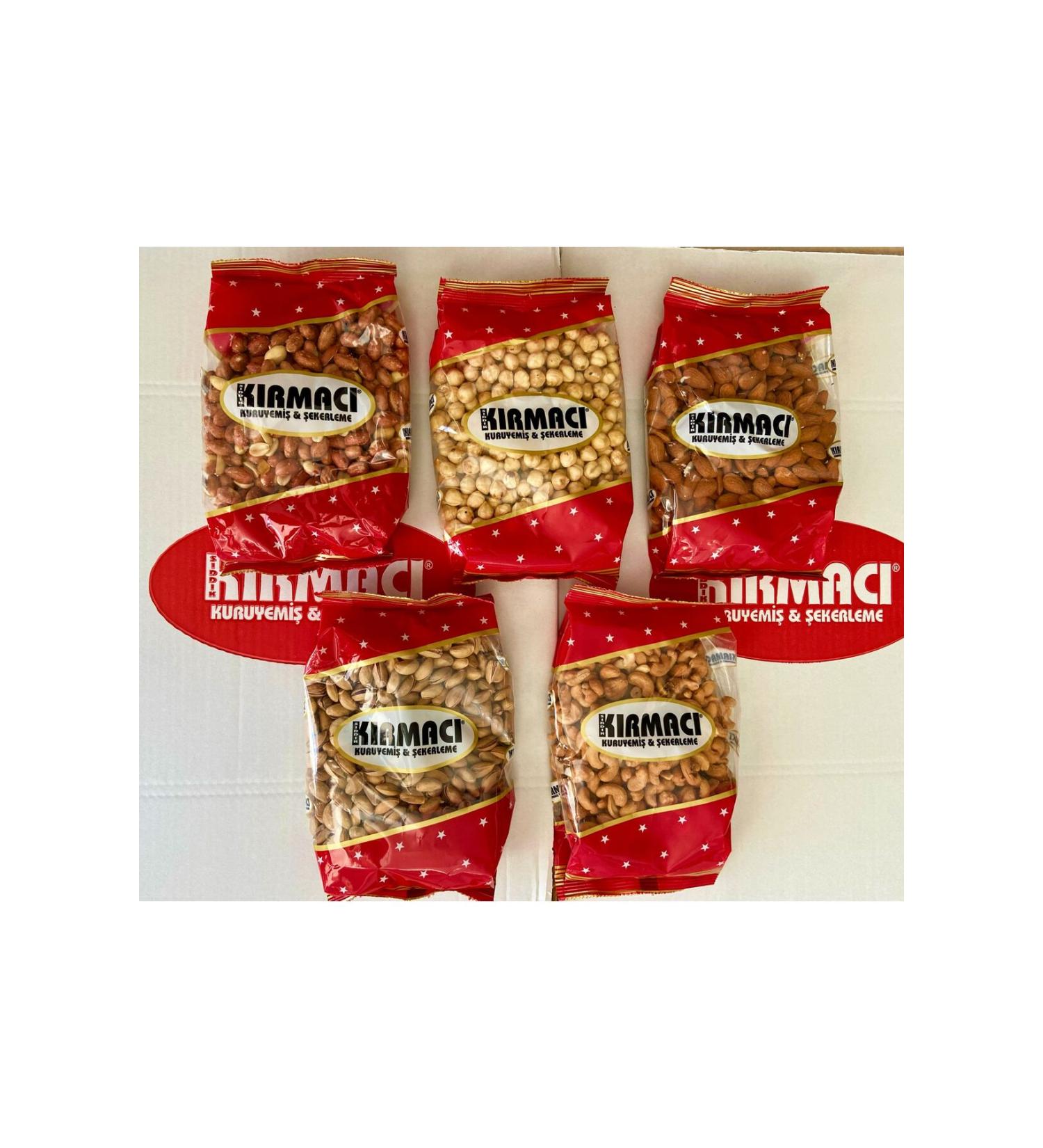 S dd k K rmac COOKIES FIVE IN ONE ANTEP HAZELNUT ALMOND CASHEW PEANUT