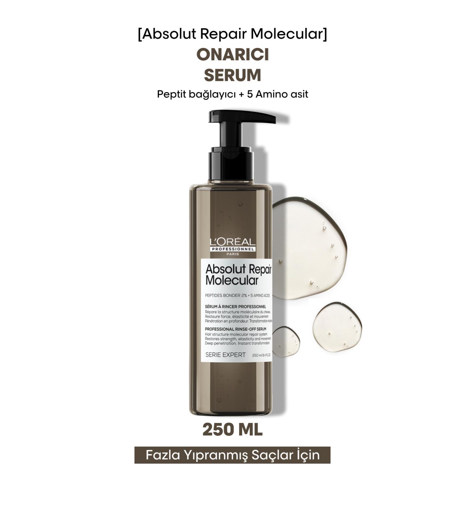 L'oreal Professionnel Serie Expert Absolut Repair Molecular Rinse-Off Serum for All Damaged Hair - Buy Online on GoSupps.com