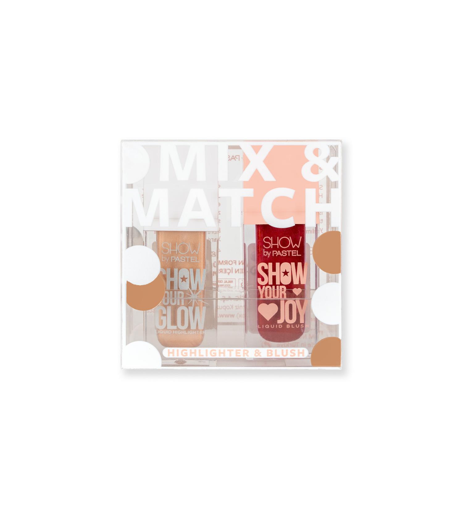 Show by Pastel Mix & Match Glow Liquid Highlighter 72 & Joy Liquid Blush 55 - Buy Online on GoSupps.com