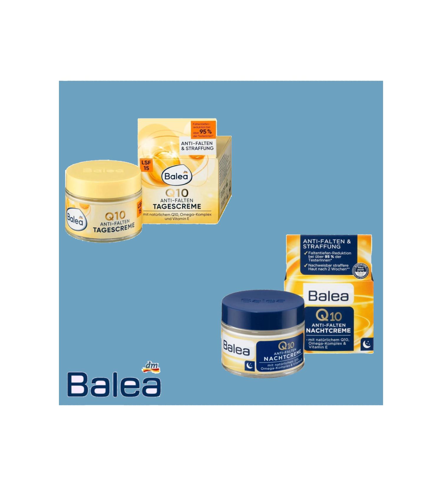 BALEA Q10 Anti-Aging Intensive Firming NIGHT AND DAY GERMAN QUALITY - Buy Online on GoSupps.com