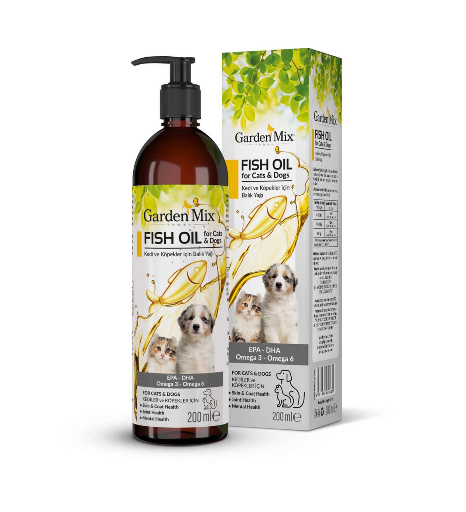 Gardenmix Cat and Dog Salmon Oil 200ml 394117