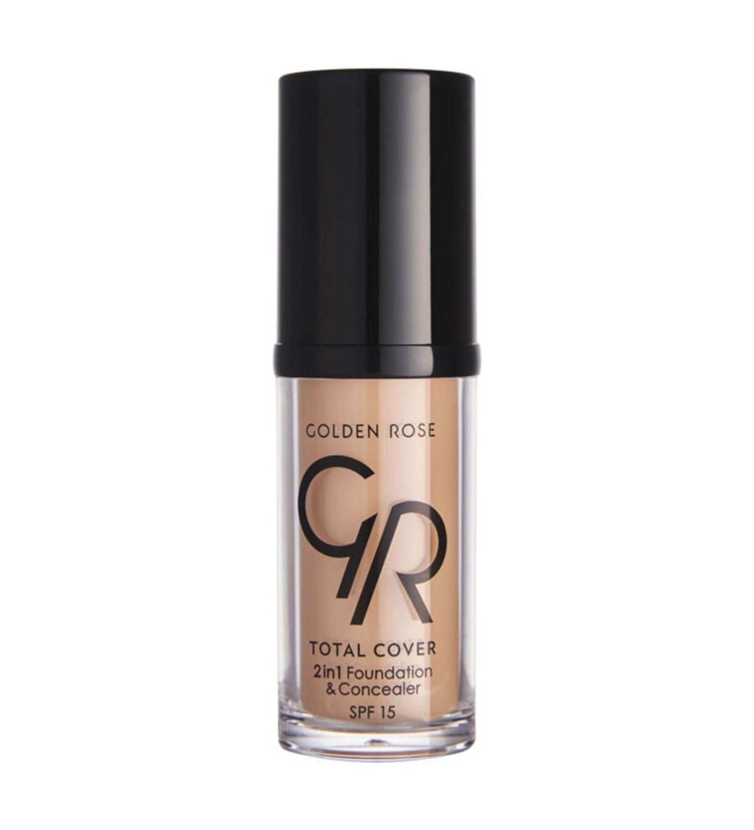 Golden Rose Lightweight 2in1 Foundation Covering All Skin Types of Blemishes and Flaws 07 min.274