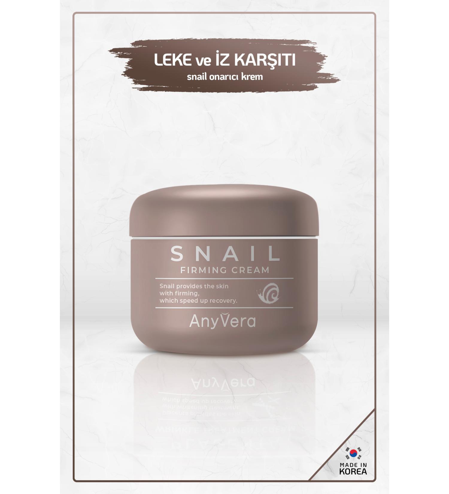 DR. CELLIO Anyvera Intensive Firming Anti-Stain Snail Firming Cream Made In Korea