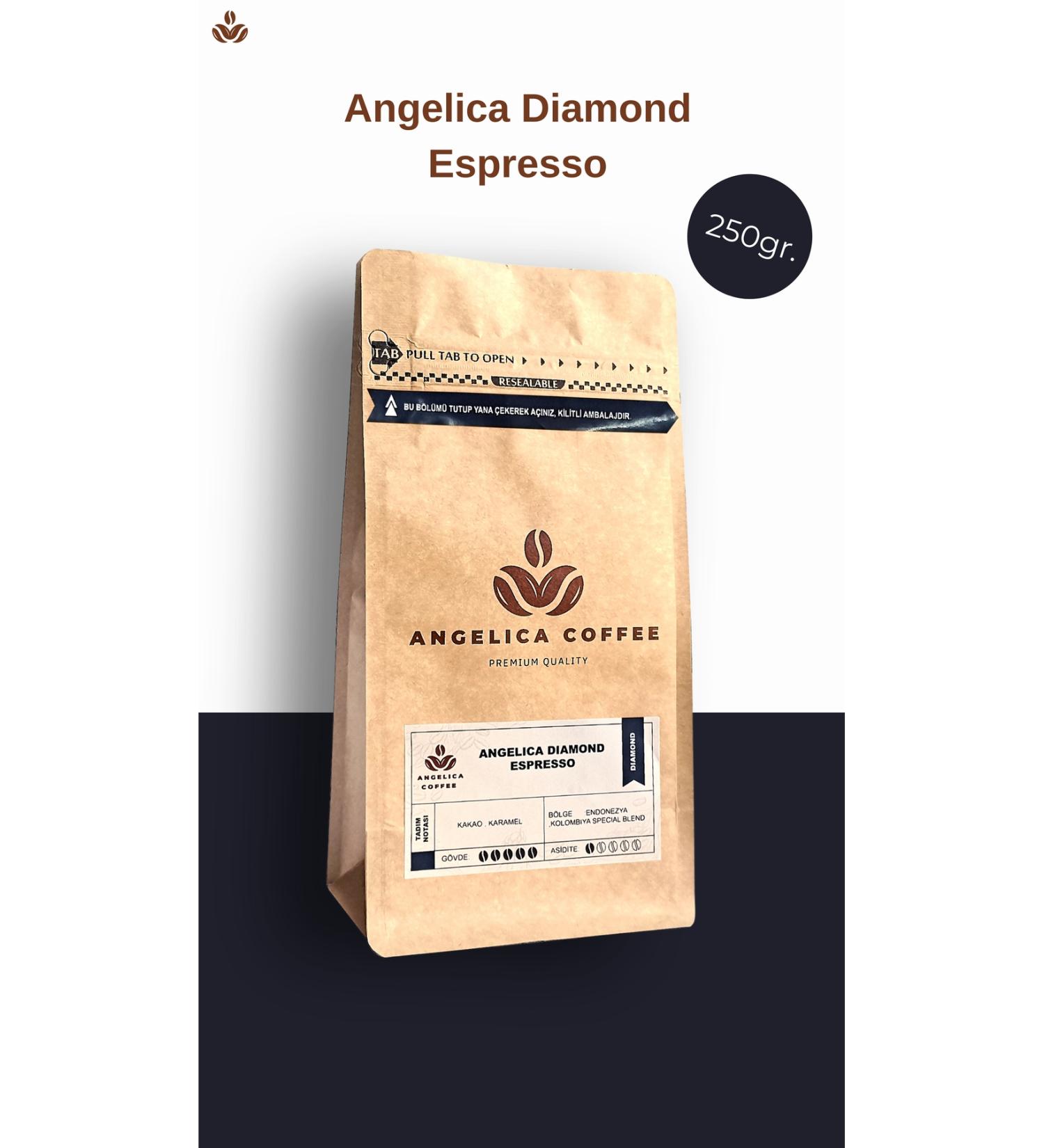 Angelica Coffee Angelica Diamond Espresso 250 gr
